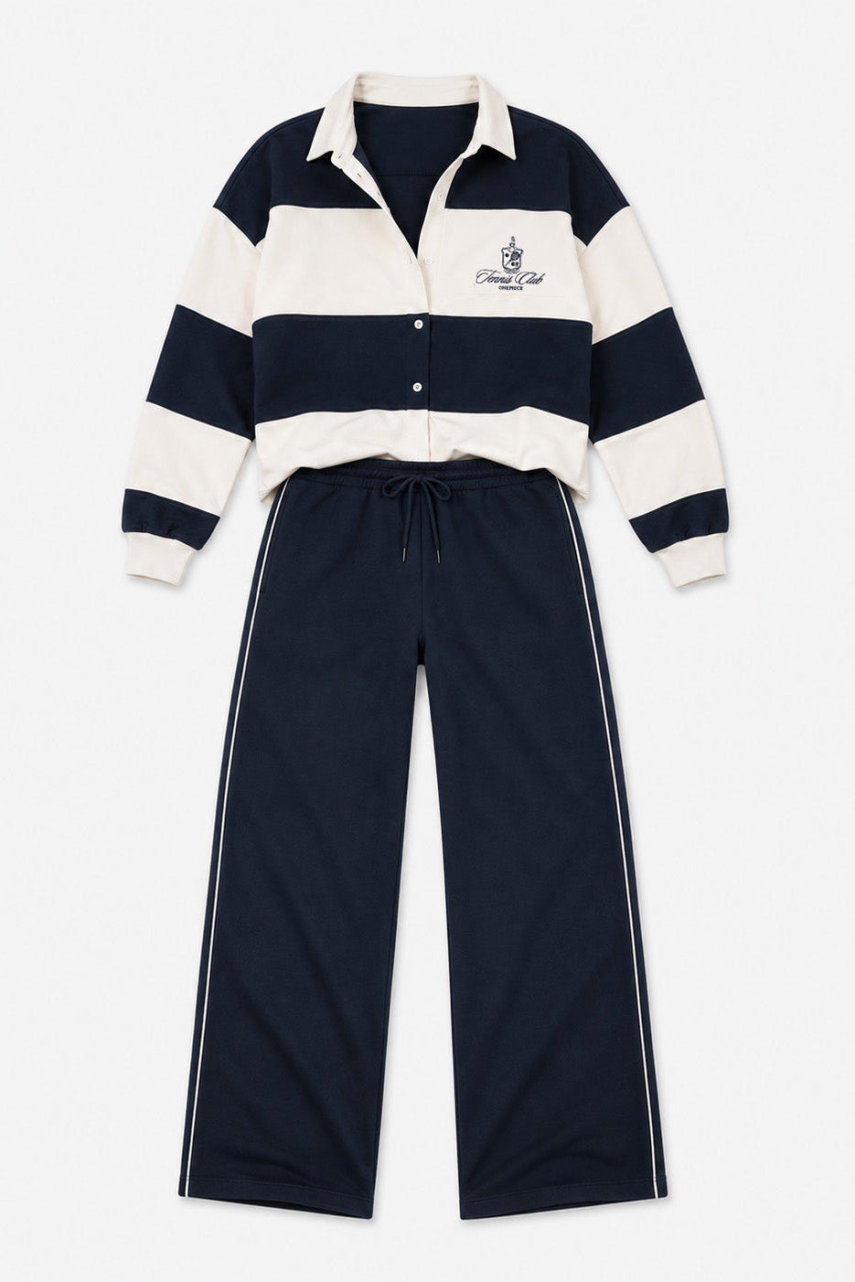 onepiece-90s-rugby-female-jumpsuit-damen-navy image 2