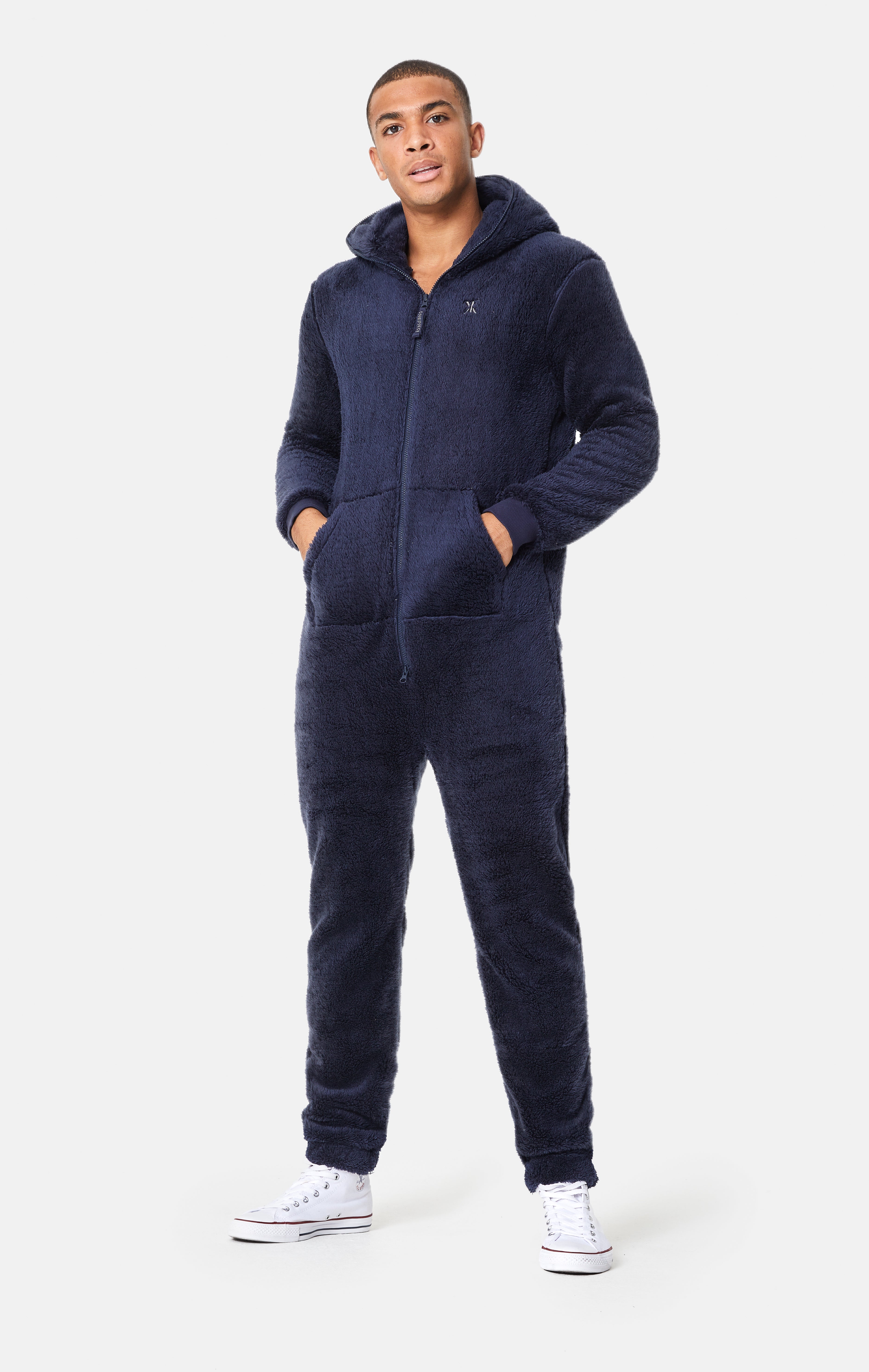 onepiece-the-puppy-jumpsuit-fleece-overall-damen-navy-weich image 2