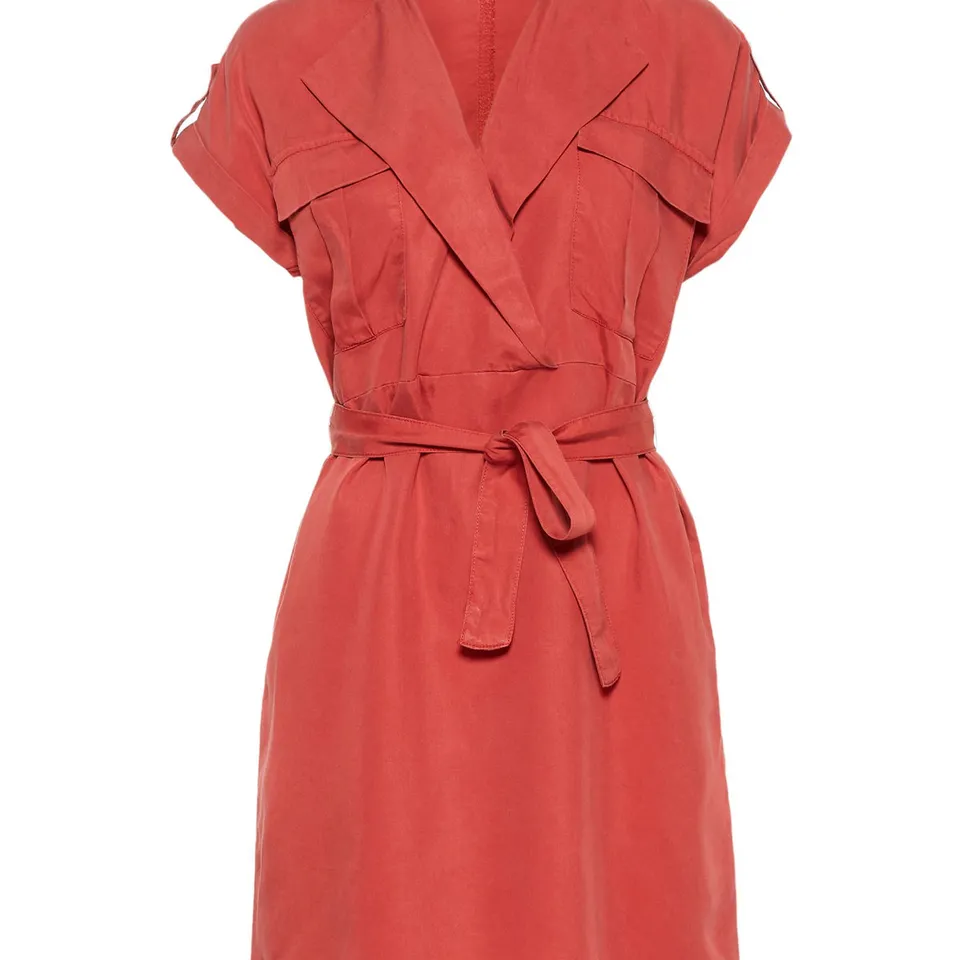 noisy-may-hemdkleid-kurzarm-mit-bindeg-rtel-2 image 1