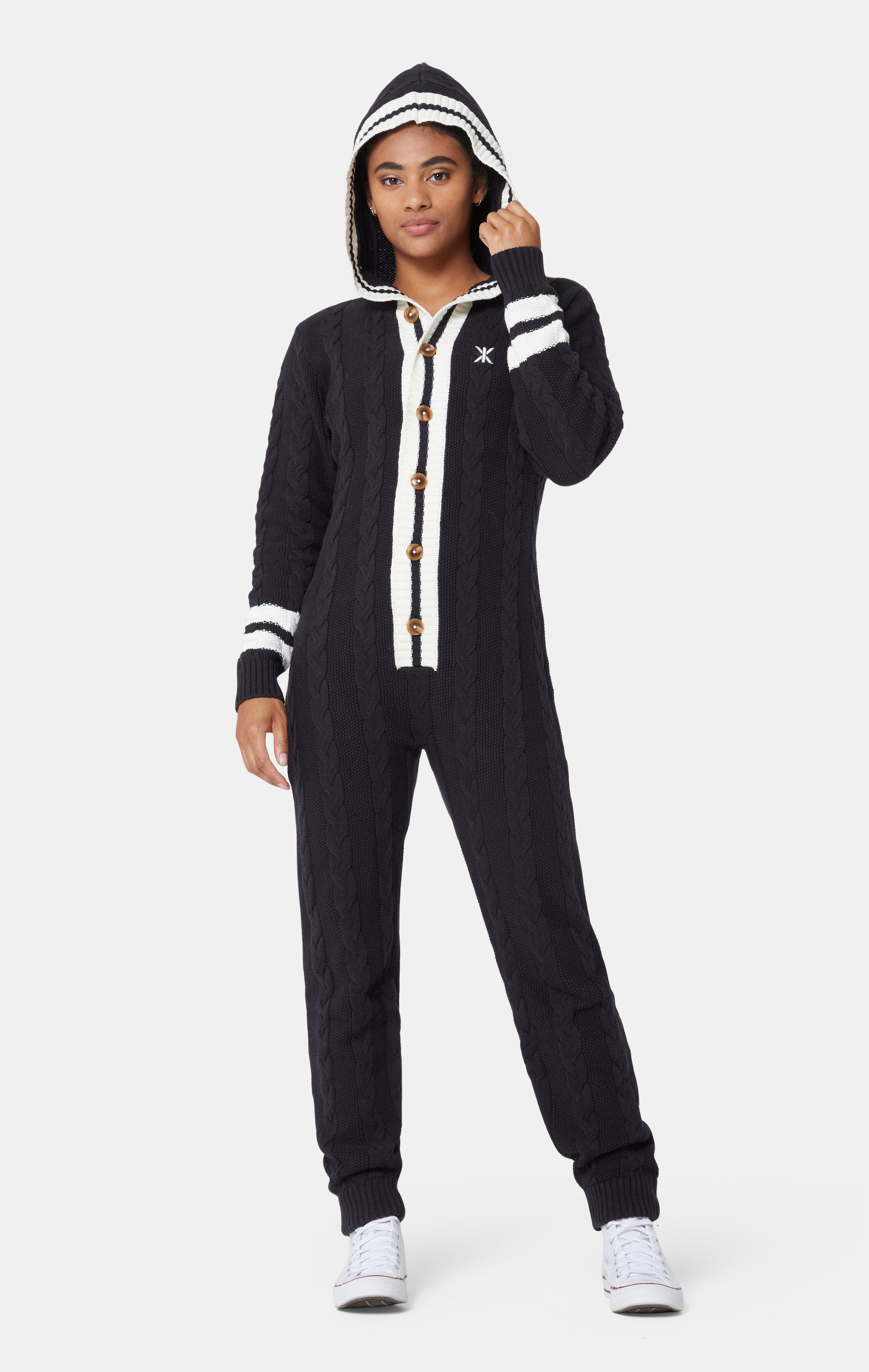 onepiece-varsity-jumpsuit-overall-navy-damen-strick image 5