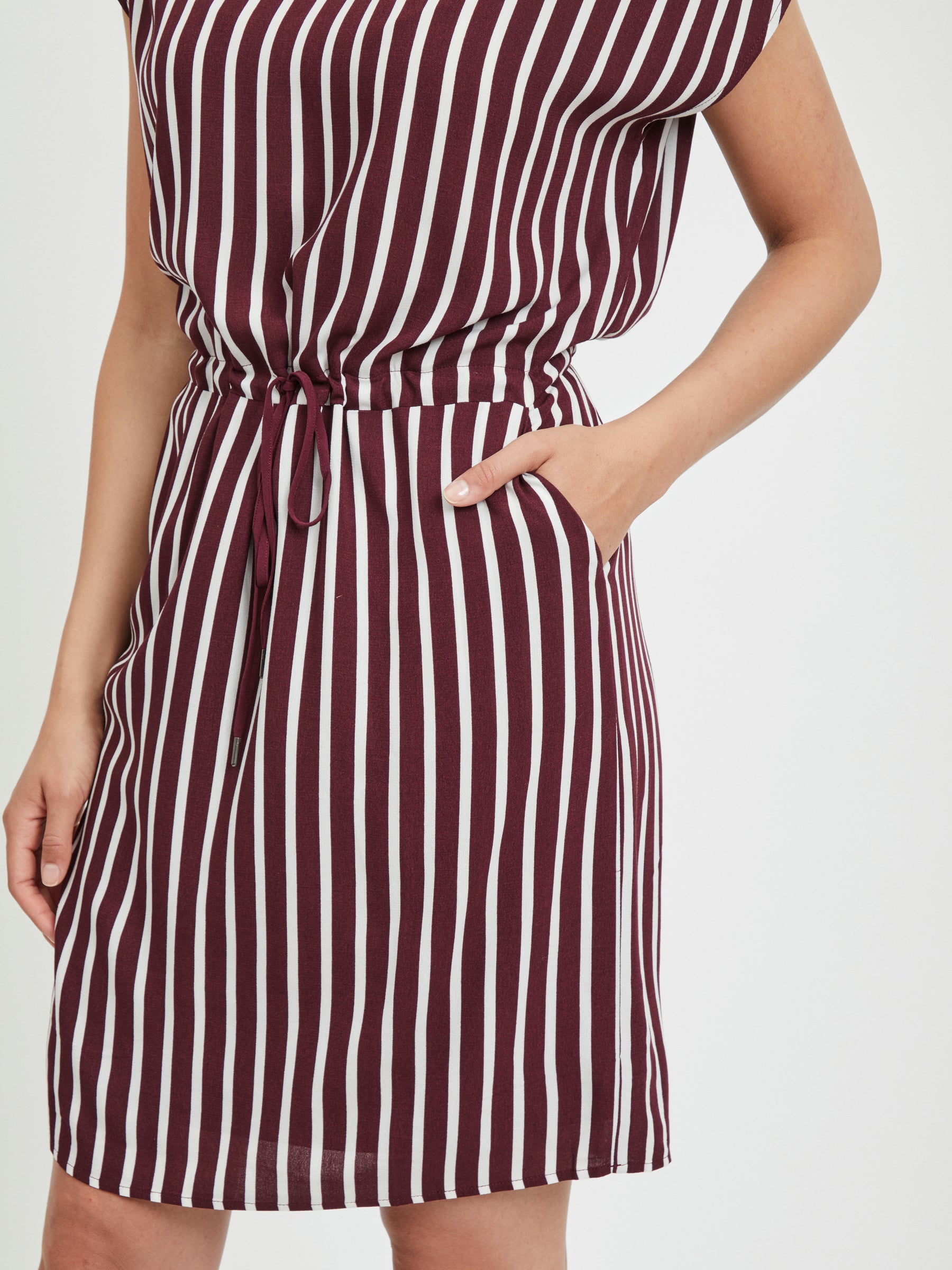 object-midikleid-damen-kurzarm-taschen-100-cm image 6