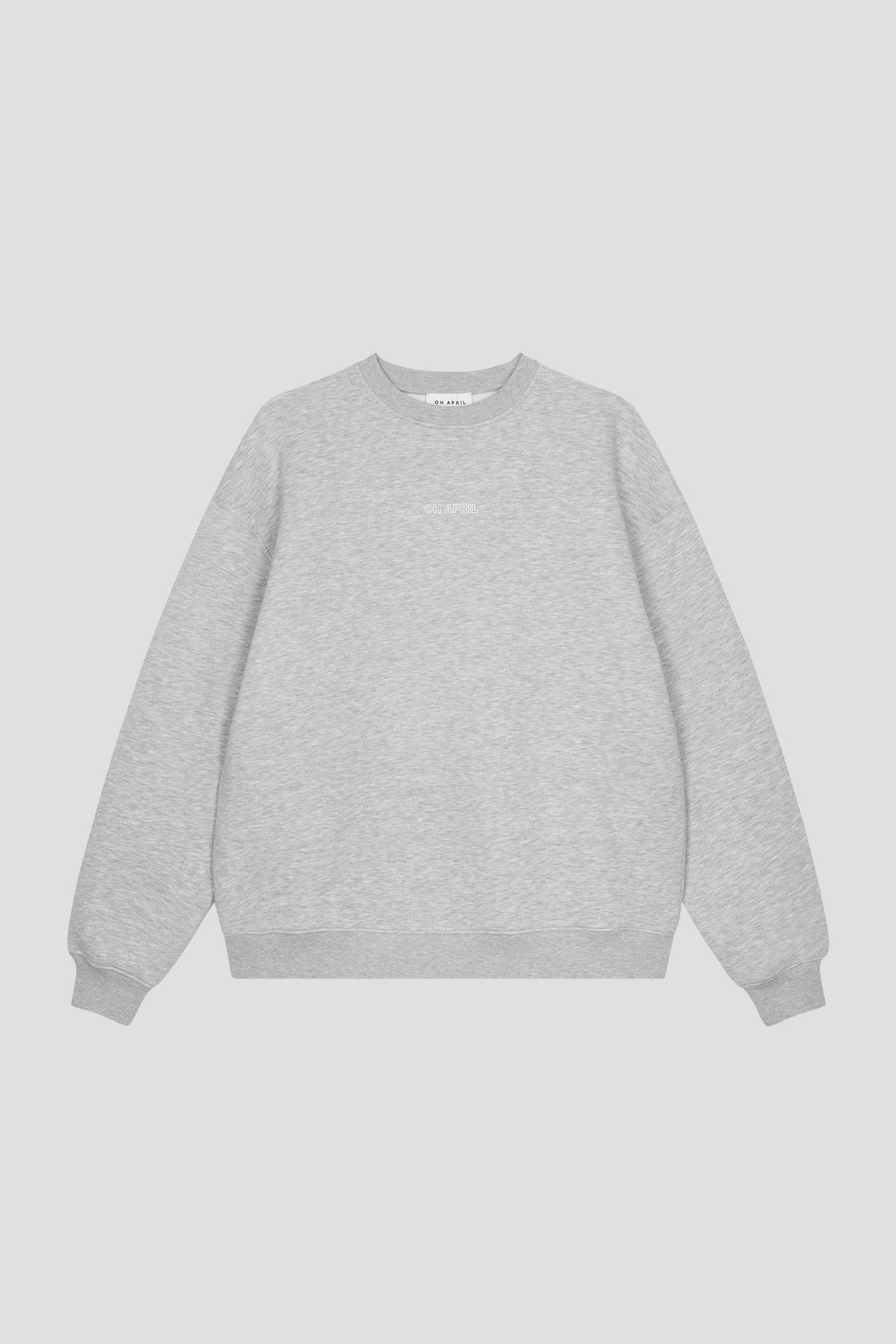 oh-april-oversized-sweater-space-grey-melange-print image 3