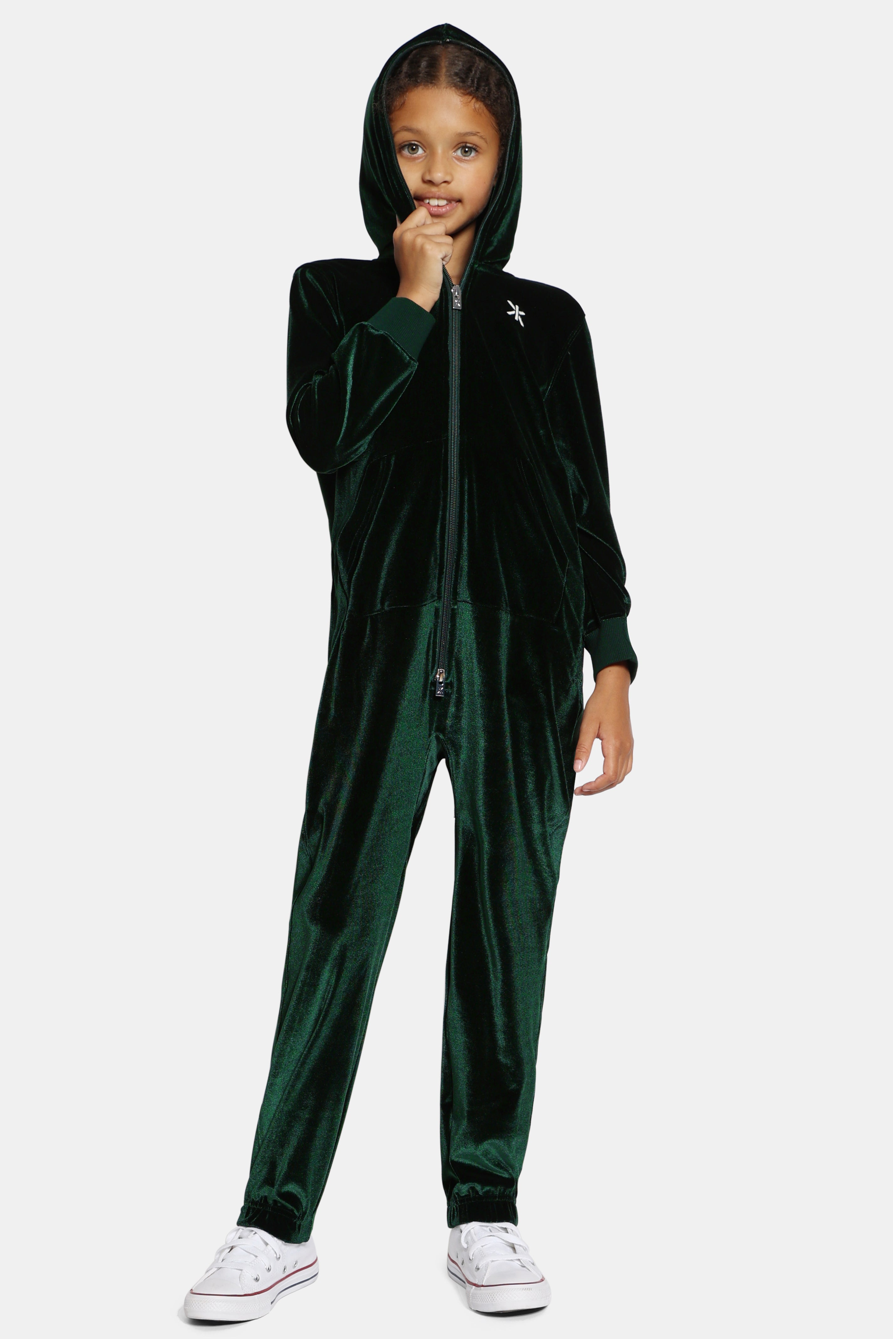 onepiece-original-velour-kids-jumpsuit-kinder-gr-n-velours image 5