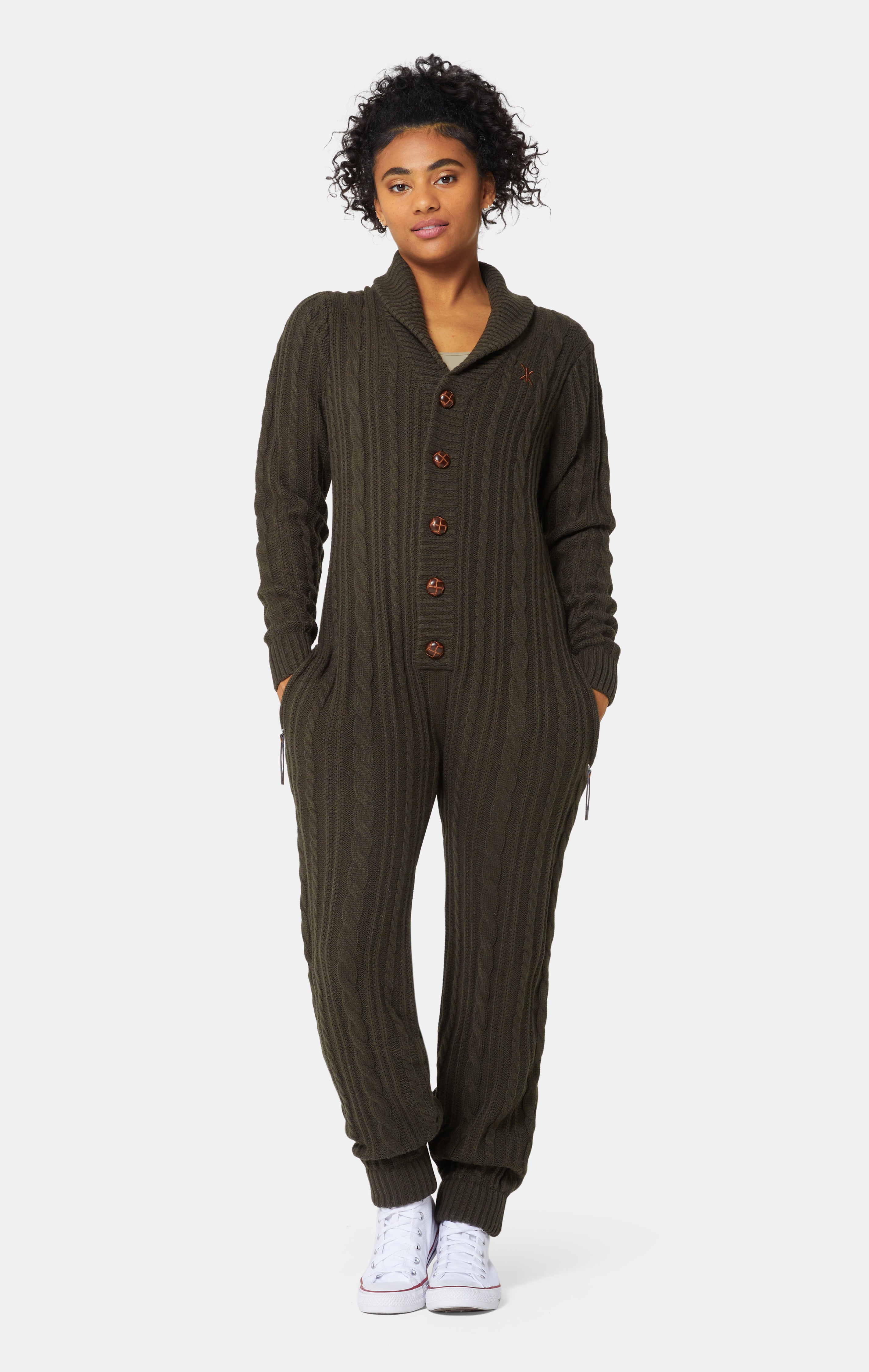 onepiece-chunky-cardigan-jumpsuit-overall-gr-n-strick image 5