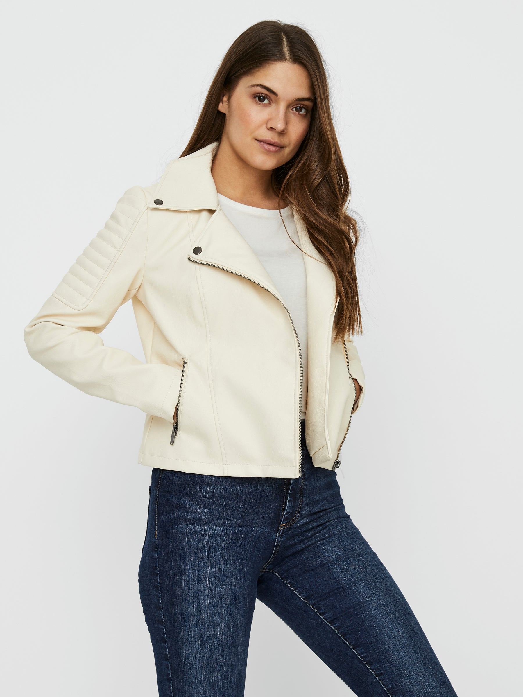 noisy-may-kunstlederjacke-kurz-lederjacke-damen-mit-reissverschluss-5 image 3