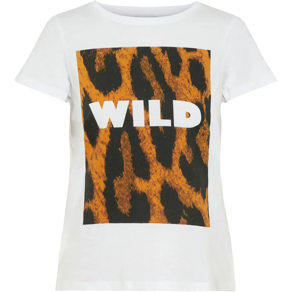 noisy-may-t-shirt-kurzarm-tiger-rundhals image 1