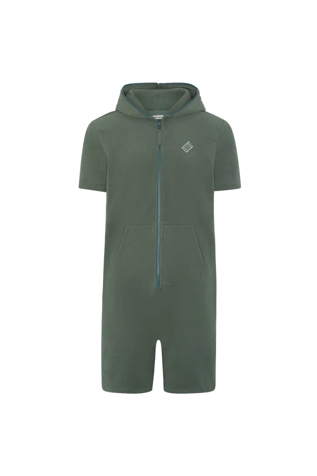 onepiece-towel-club-shortsleeve-jumpsuit-frottee-dusty-green-kurzarm image 1