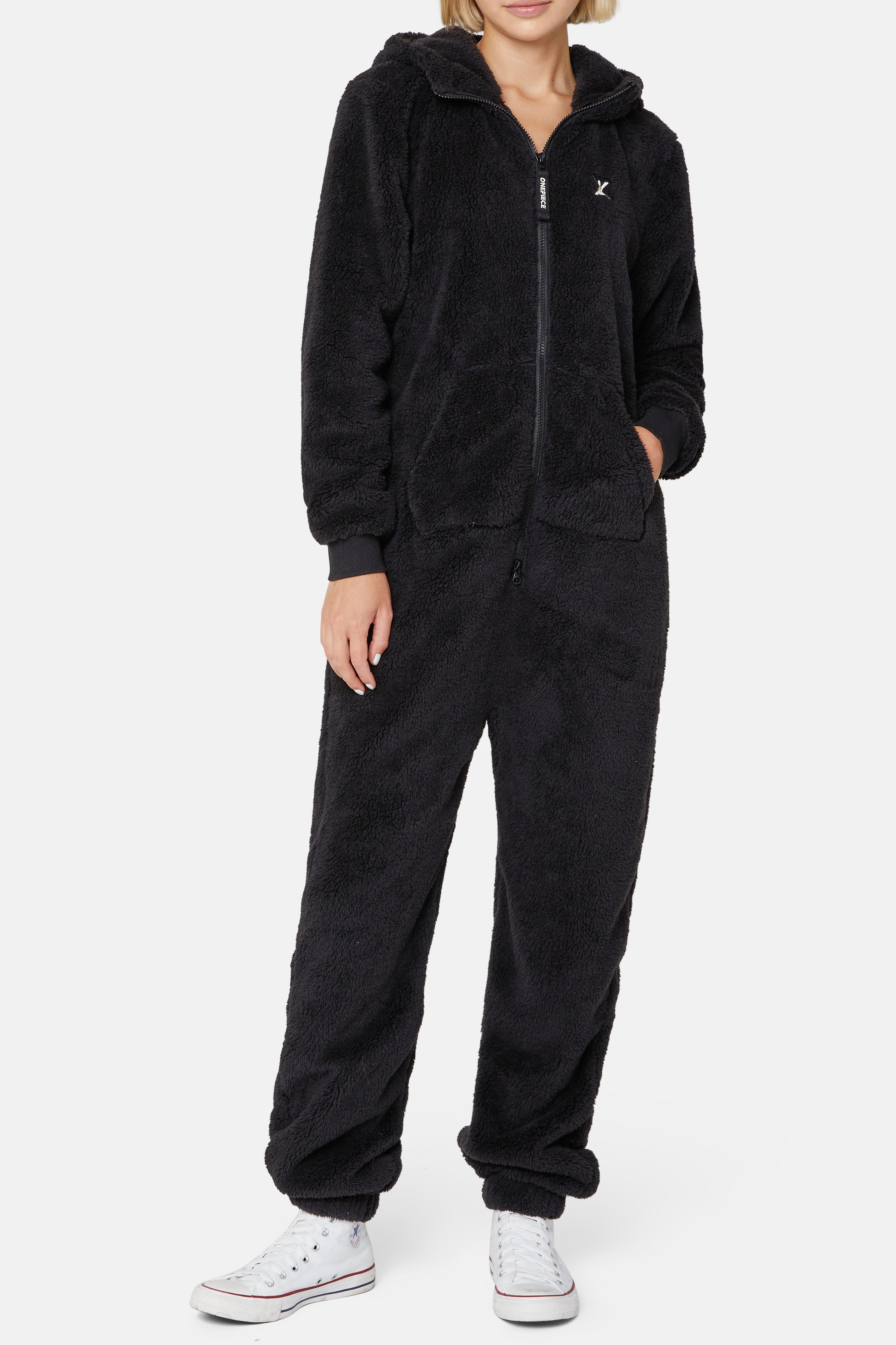 onepiece-puppy-jumpsuit-3-0-overall-damen-schwarz-fleece image 2
