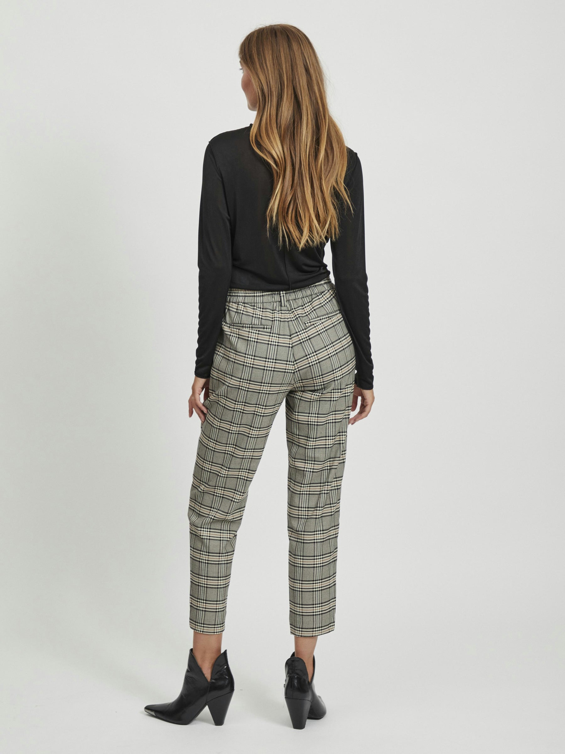 object-trousers-objlisa-hose-slim-cropped-mid-waist-3 image 4