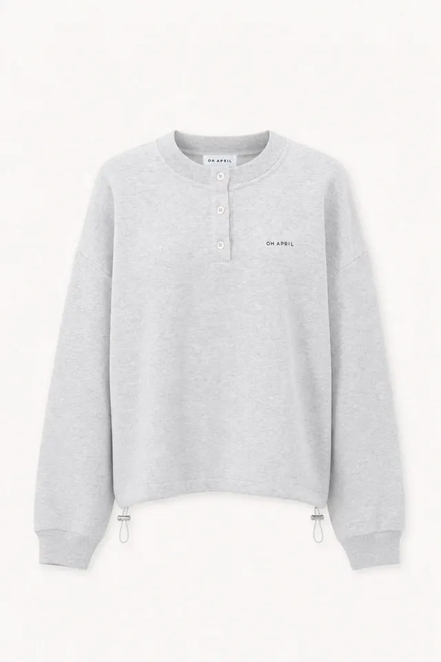 oh-april-boxy-sweatshirt-pullover-grey-melange-baumwolle image 1