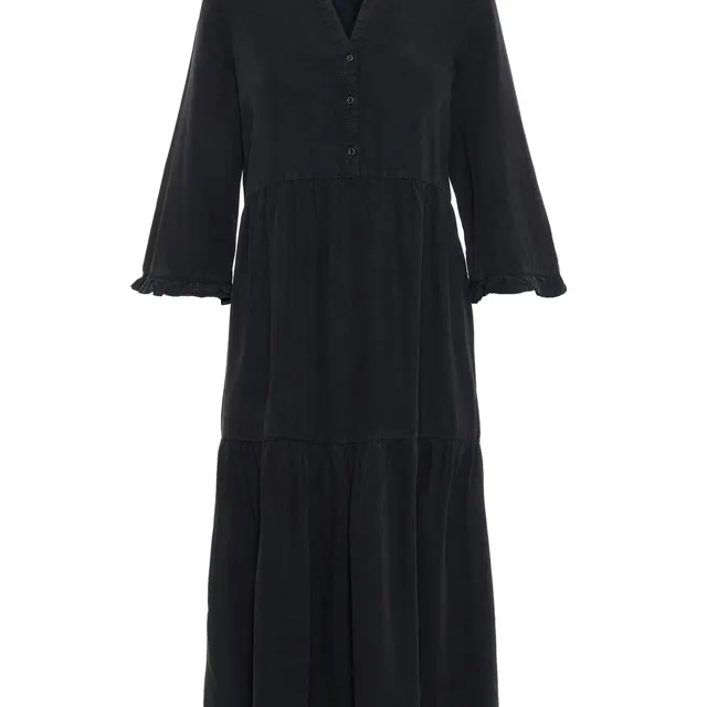 noisy-may-maxikleid-knopfleiste-3-4-arm-lose-120-cm image 1