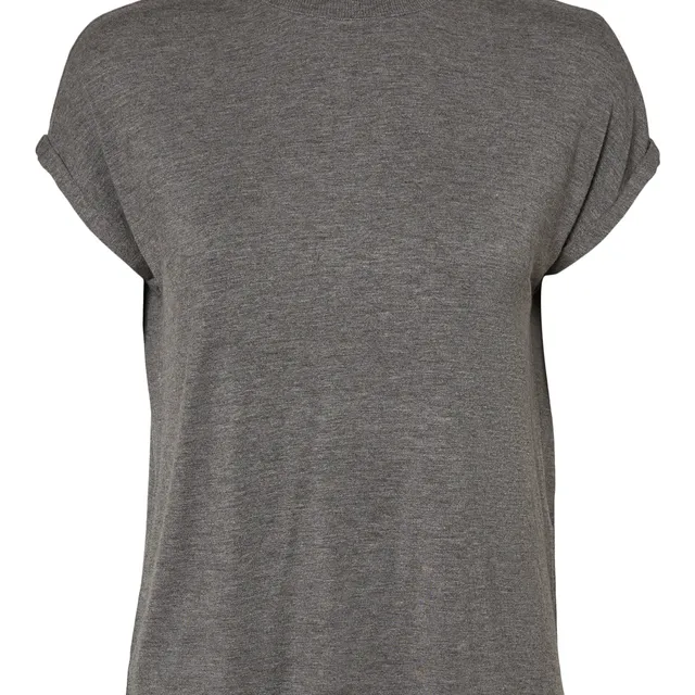 noisy-may-o-hals-top-t-shirt-viskose-kurzarm image 1