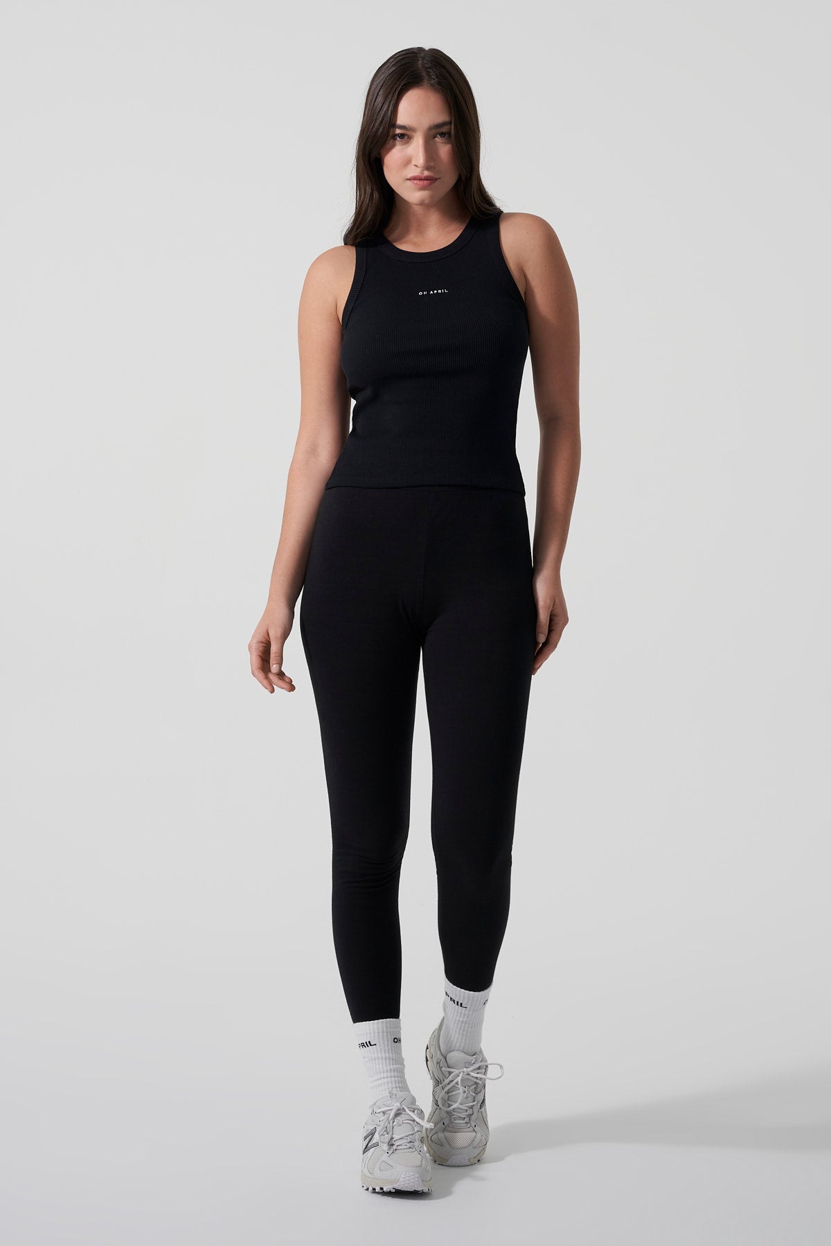 oh-april-rita-leggings-schwarz-baumwolle-hoher-bund image 2