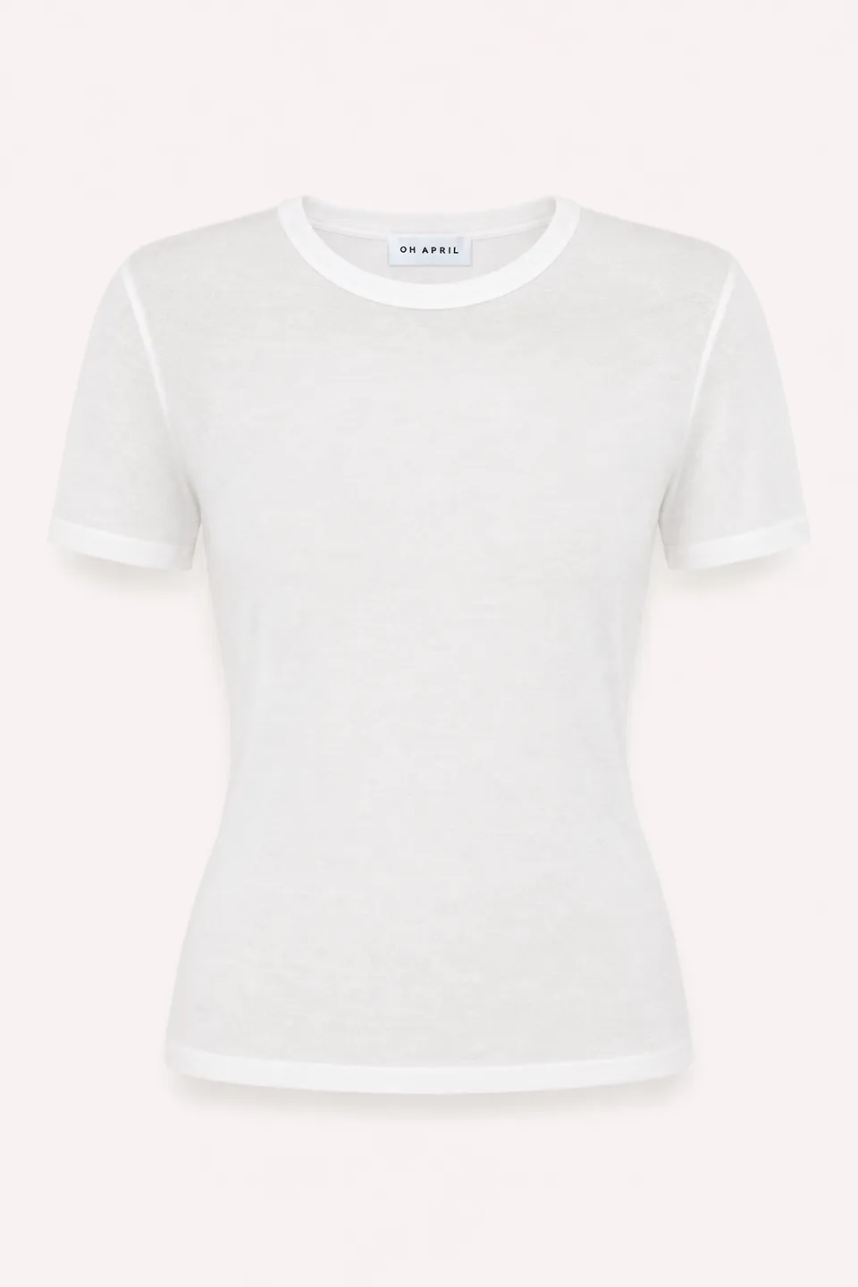 oh-april-slim-fit-t-shirt-modal-off-white-kaschmir image 1
