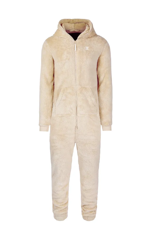 onepiece-the-puppy-jumpsuit-overall-hellbraun-fleece image 1