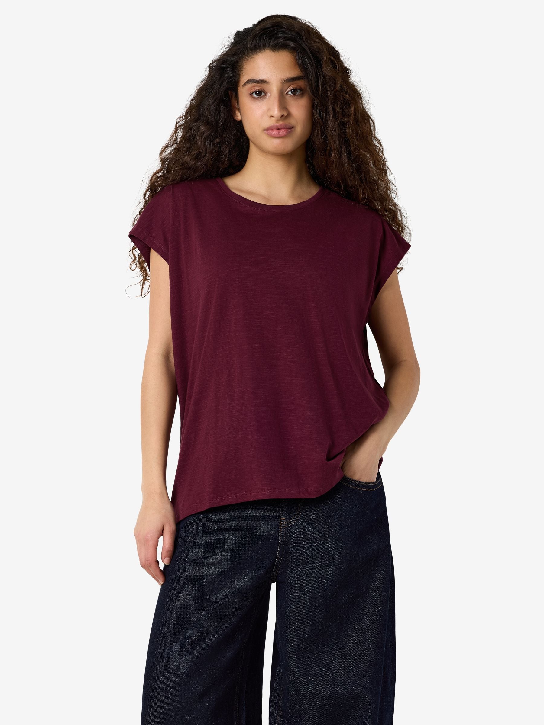 noisy-may-mathilde-t-shirt-oversized-bio-baumwolle-rundhals image 3