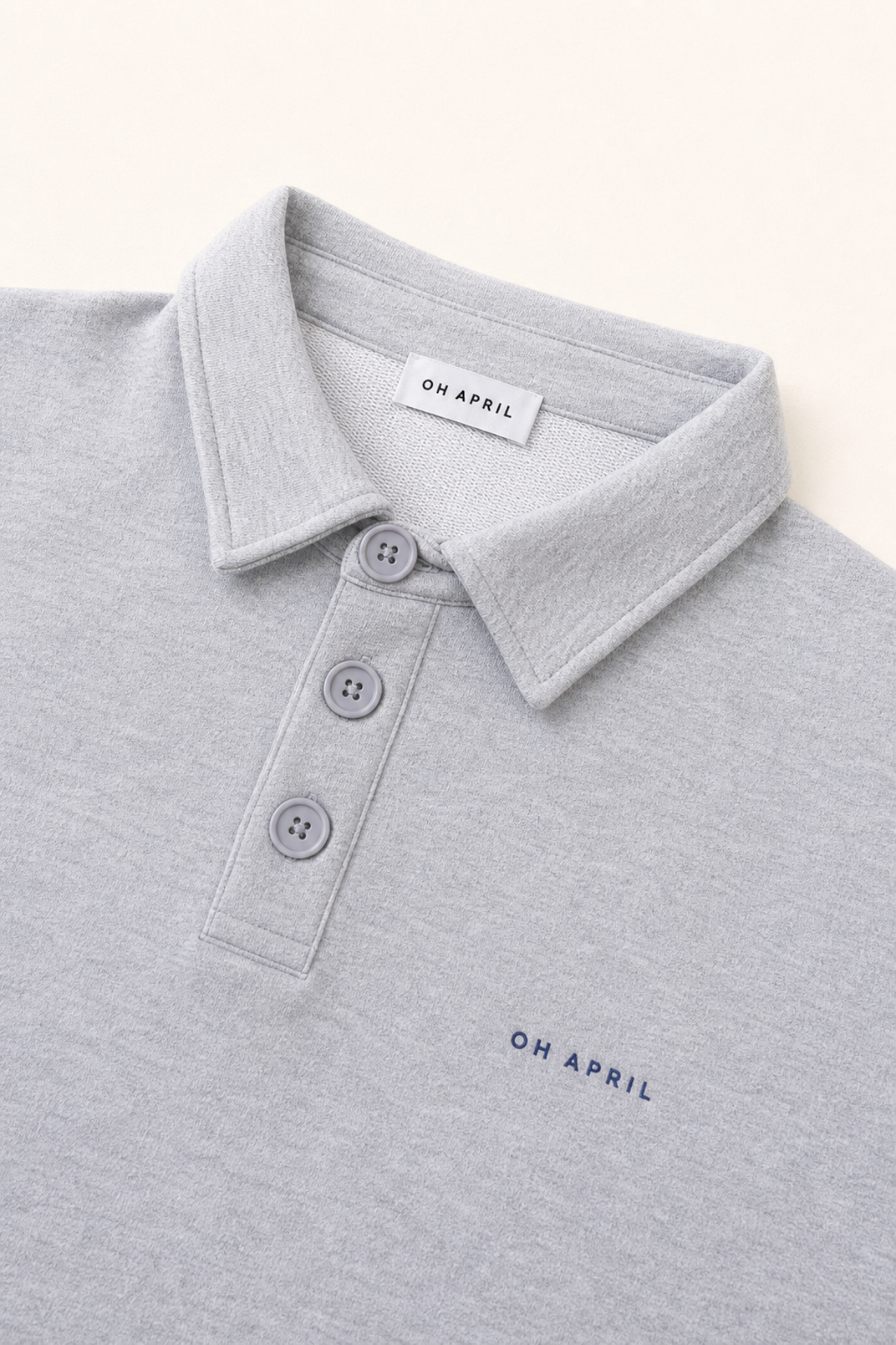 oh-april-everywhere-sweat-polo-grey-melange-baumwolle image 4