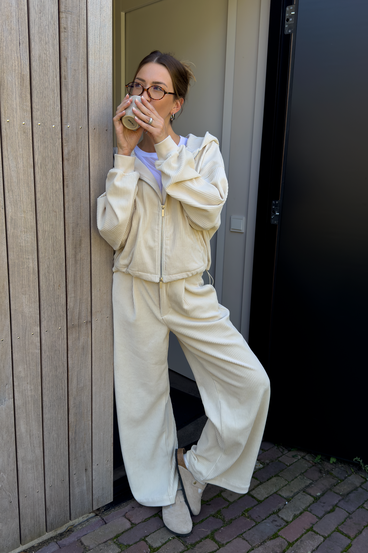 oh-april-loose-fit-cordhose-hose-beige-cord-weich image 5