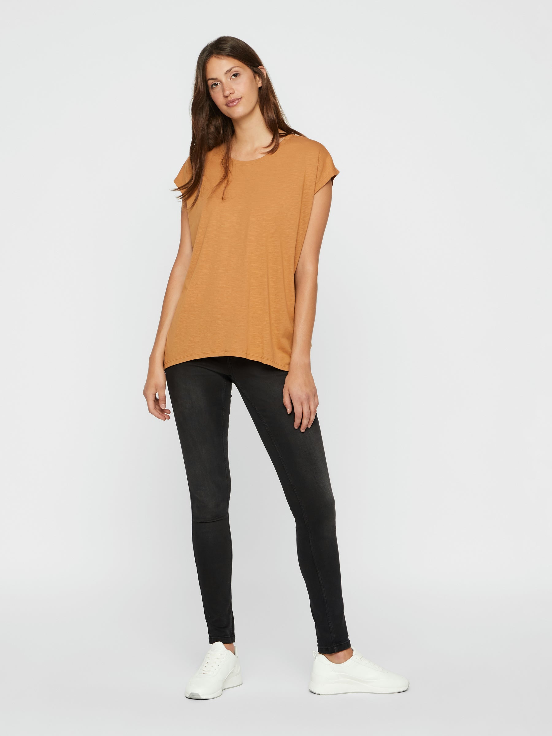 noisy-may-oversize-t-shirt-damen-top-rundhals-locker image 4