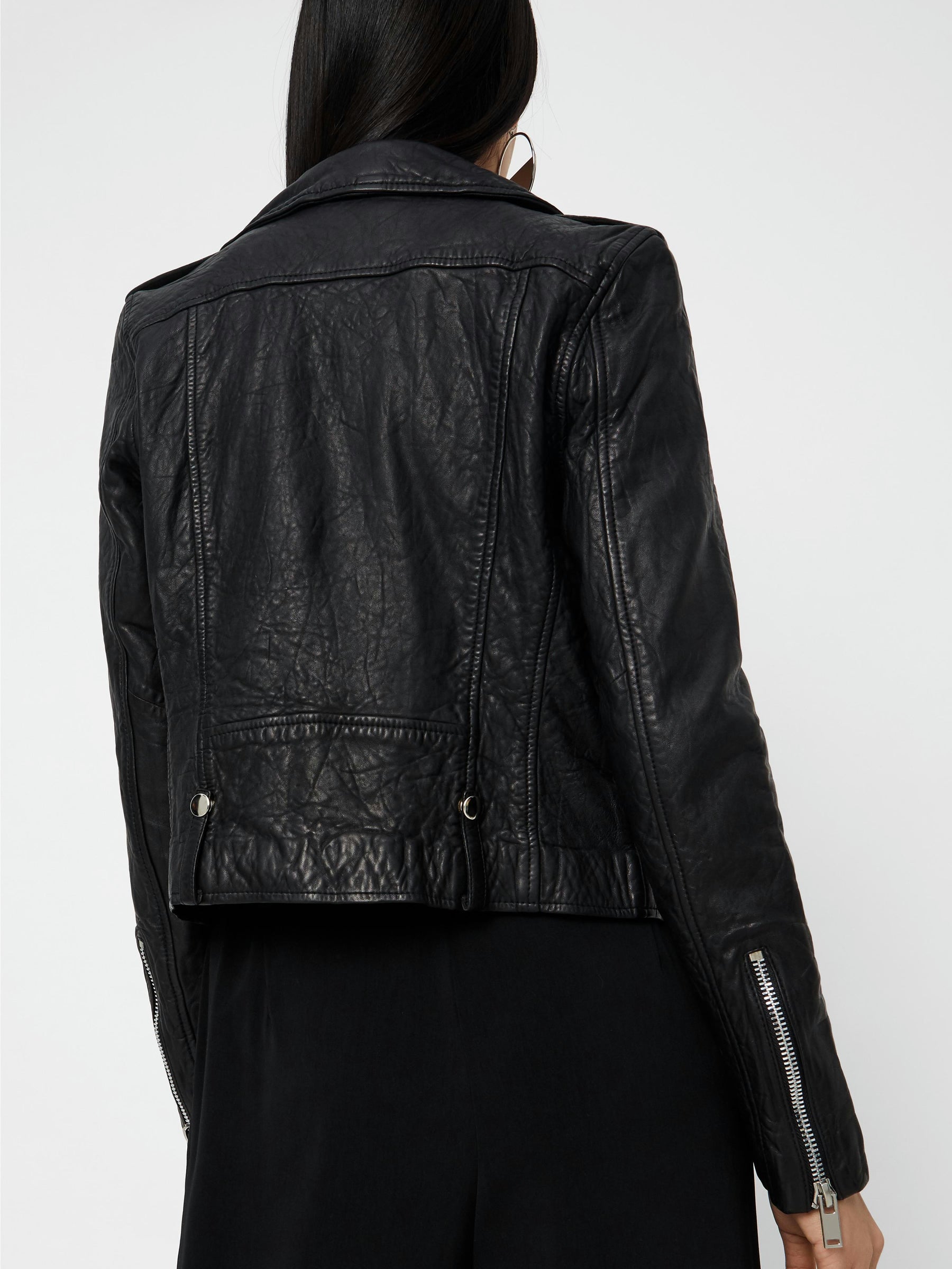 noisy-may-biker-lederjacke-damen-lammleder-schwarz-50-cm image 7