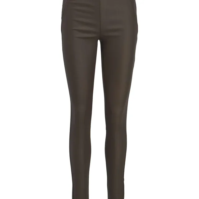 object-objbelle-damen-legging-coated-glitzer-slim-fit image 1