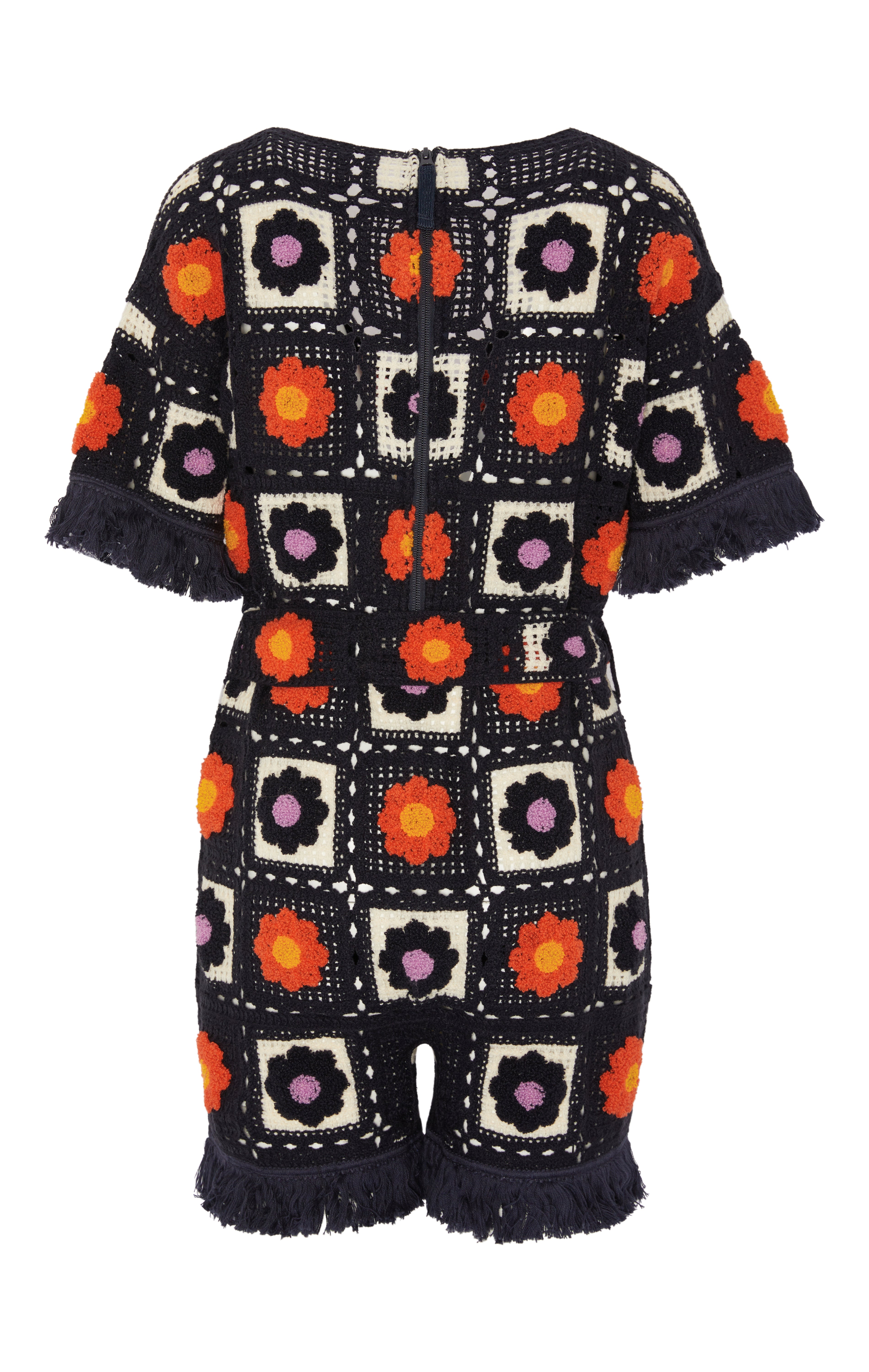 onepiece-crochet-jumpsuit-navy-kurzer-damen-overall-sommer image 2