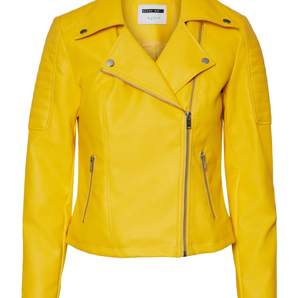 noisy-may-lederoptik-jacke-kunstlederjacke-kurz-damen image 1