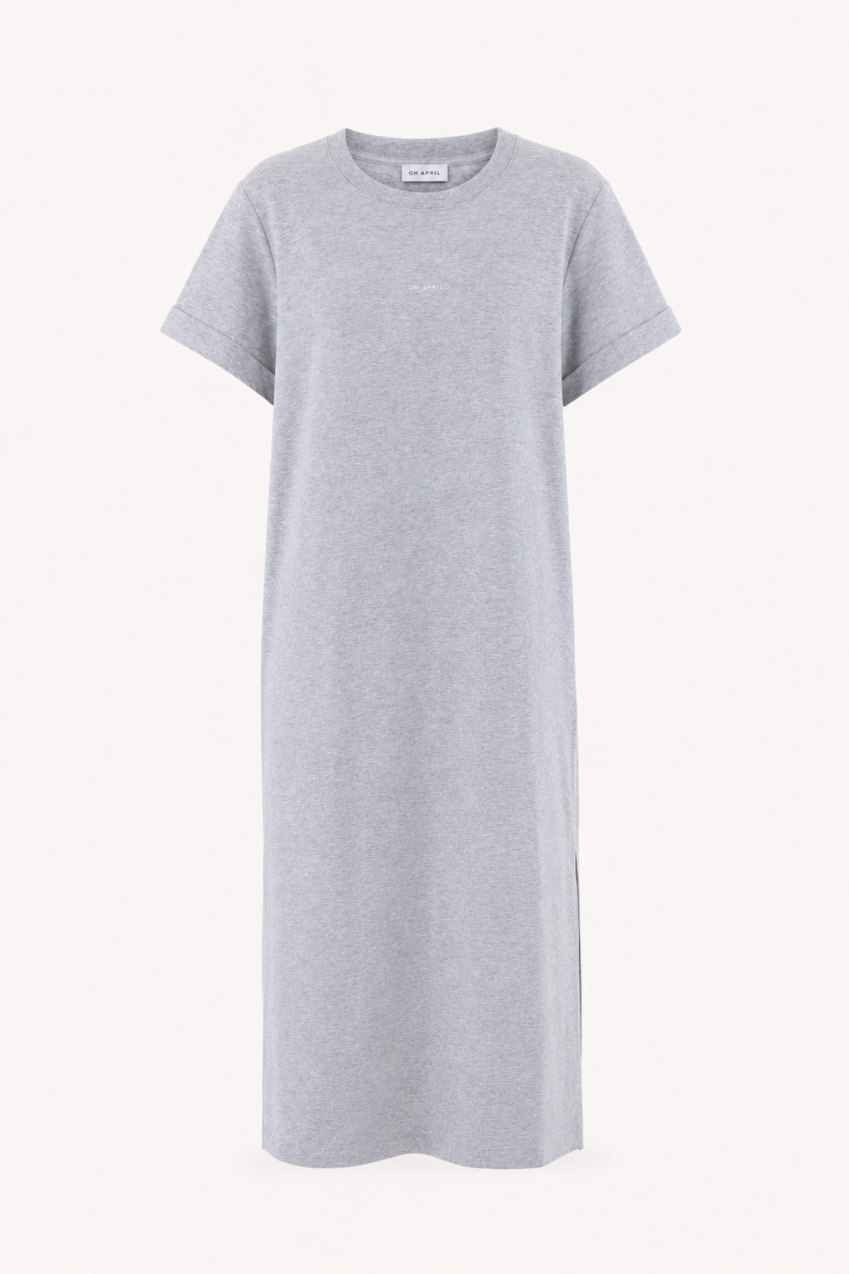 oh-april-juli-maxi-t-shirt-dress-grey-melange-kleid image 2