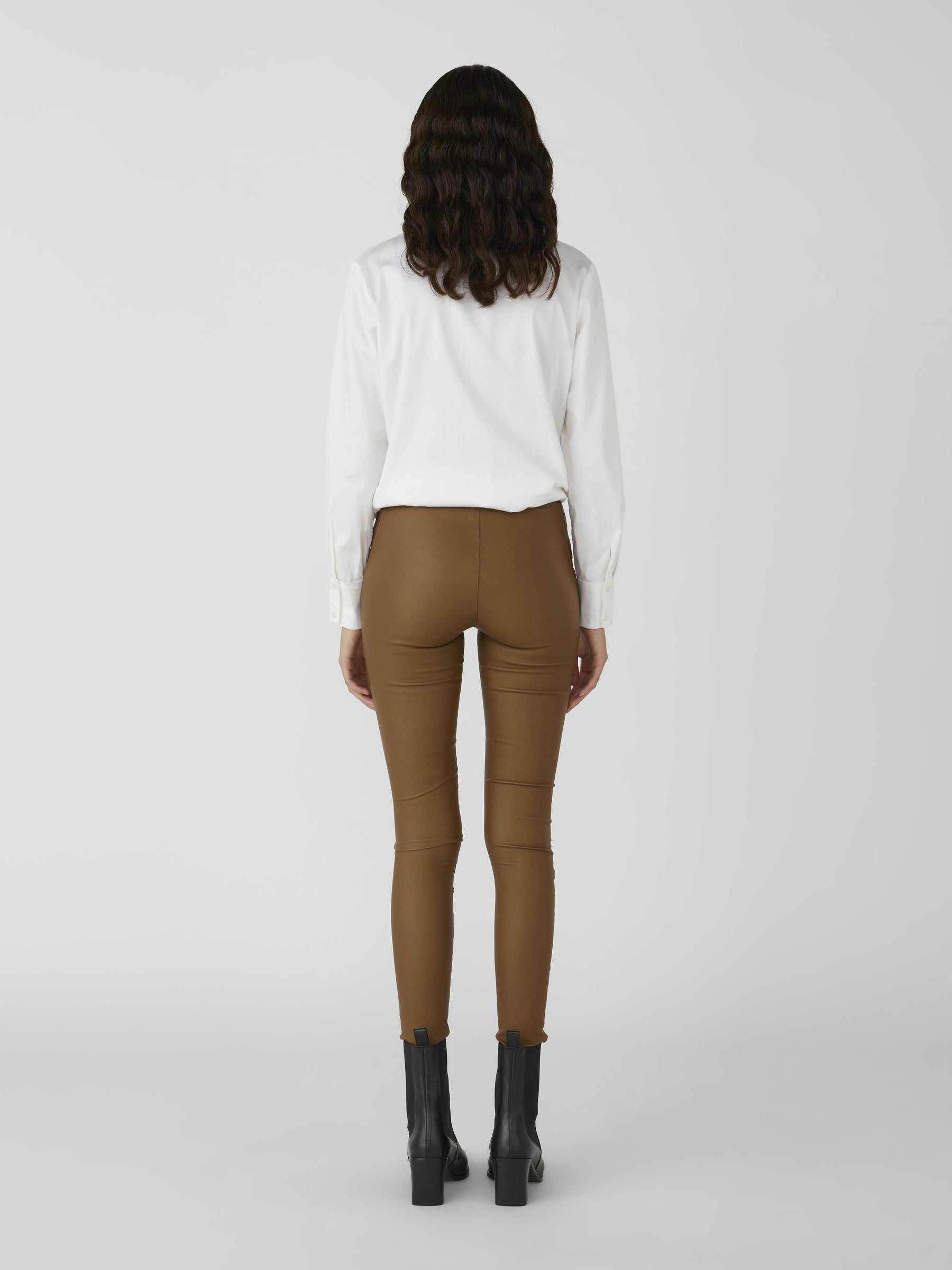 object-objbelle-legging-coated-mid-waist-glitzer image 6