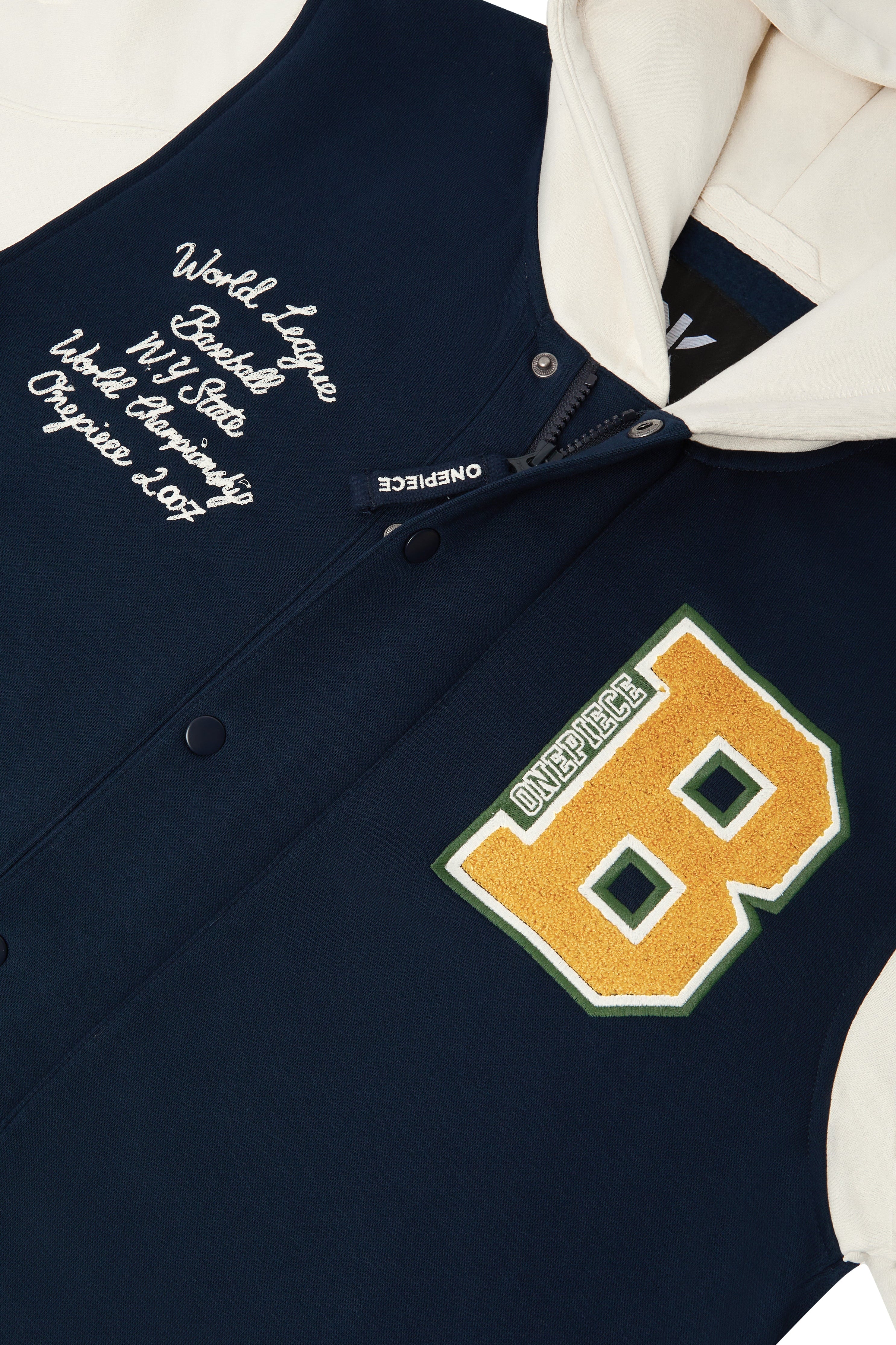 onepiece-university-jumpsuit-navy-blau-patches image 2
