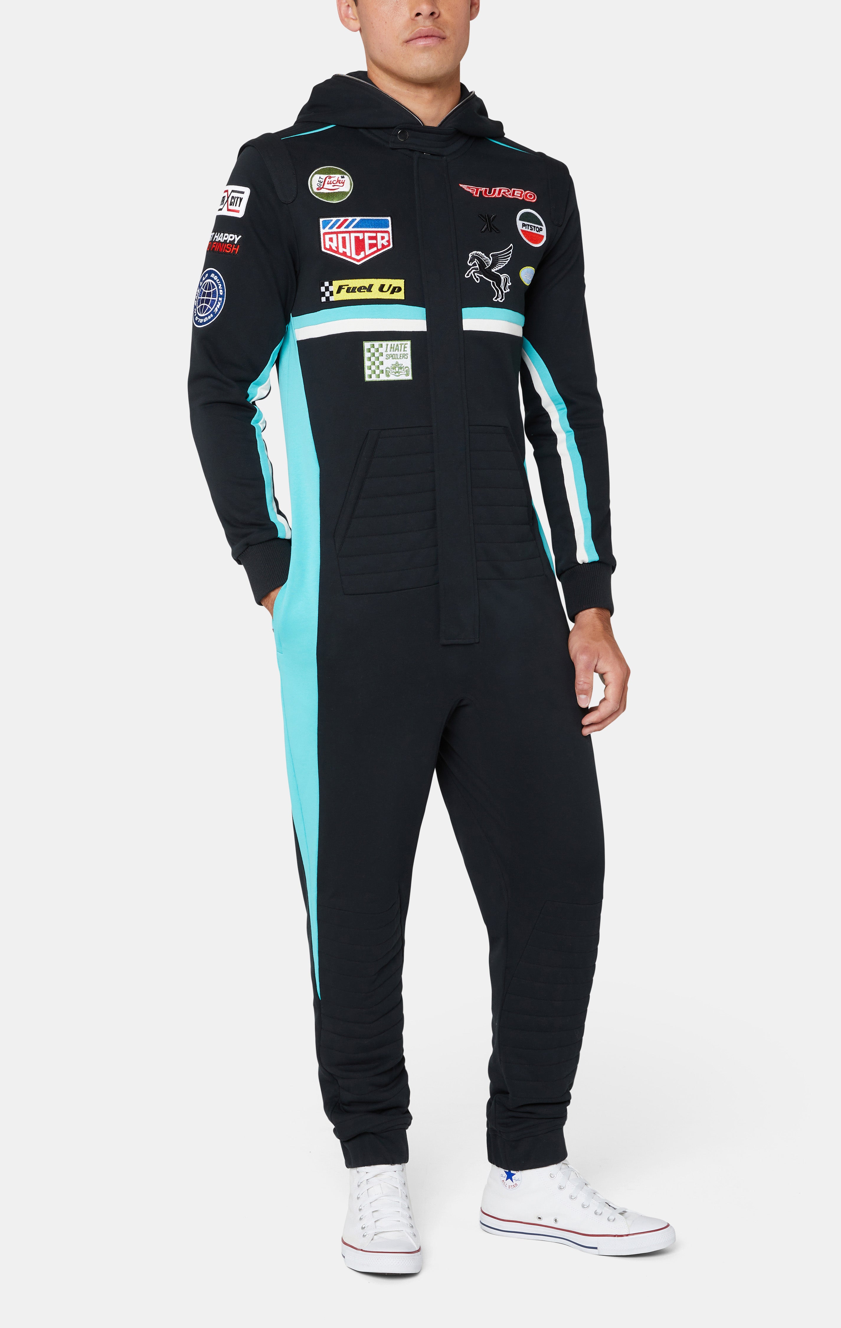 onepiece-the-race-suit-jumpsuit-black-mit-patches image 7