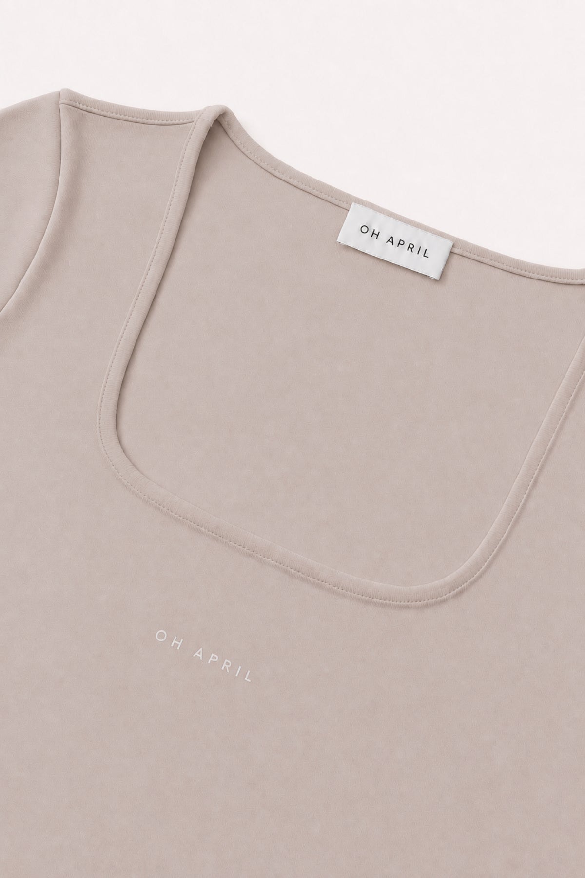 oh-april-kalina-slim-fit-t-shirt-taupe-lyocell image 5