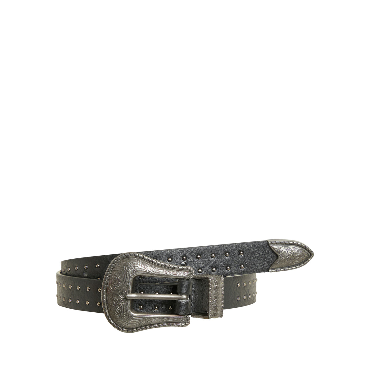 object-accessories-cintura-g-rtel-kunstleder-nieten-schwarz image 1
