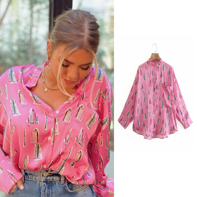 arys-zebra-satinbluse-damen-beige-rosa-xs image 2