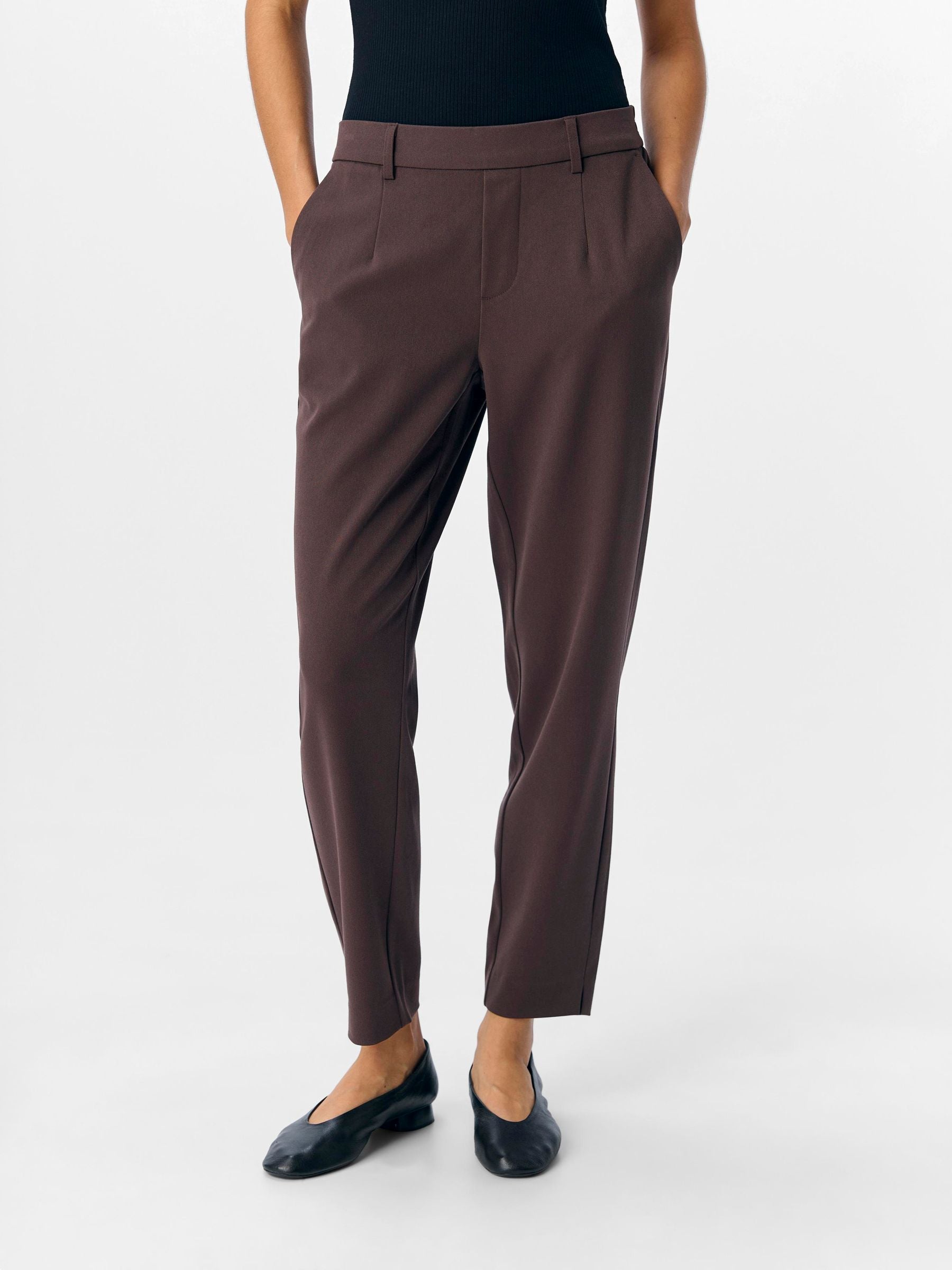 object-objlisa-bundfaltenhose-cropped-slim-fit-stretch image 2