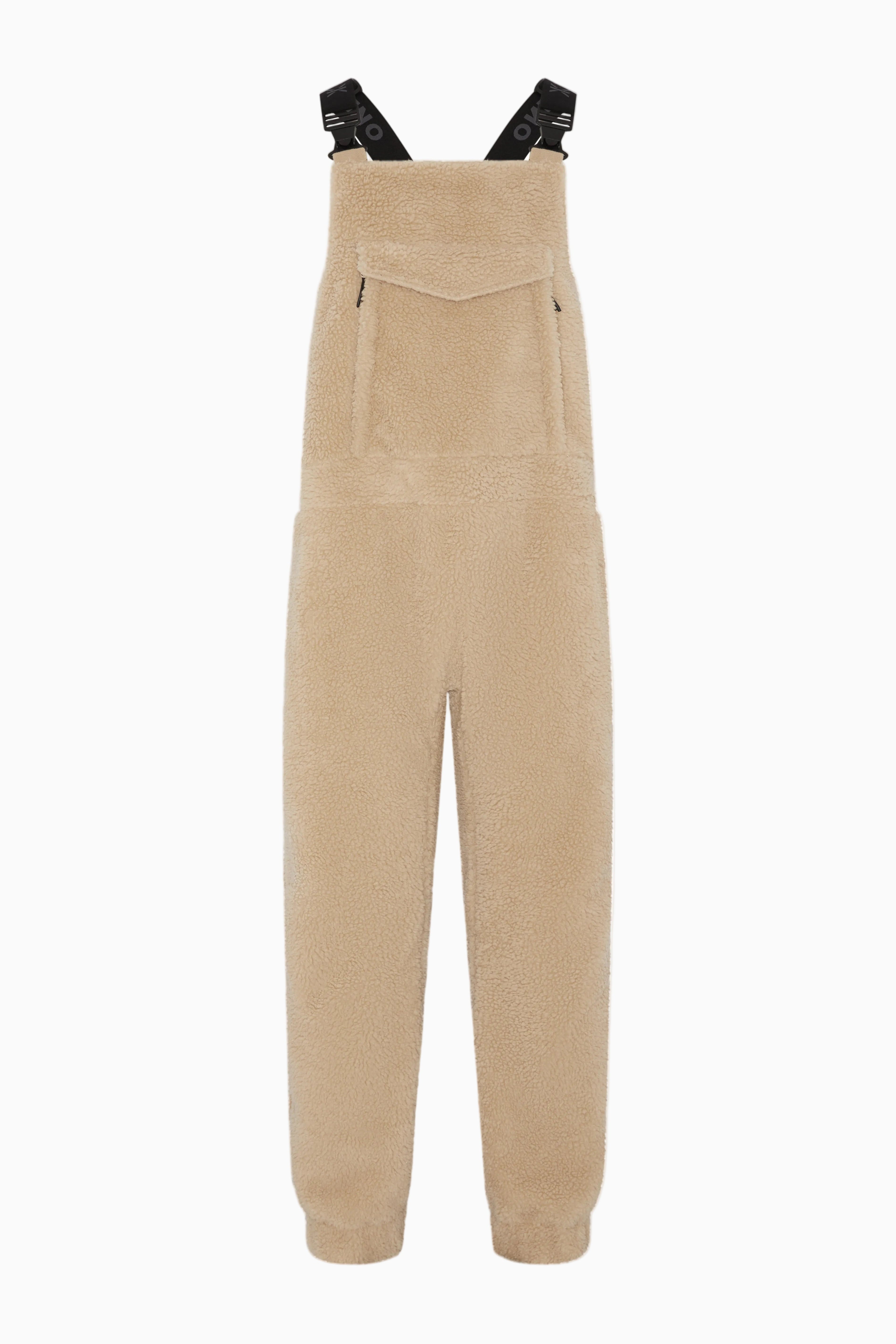 onepiece-bear-with-me-overall-damen-light-brown-sherpa image 1