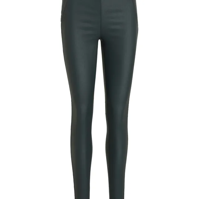object-coated-leggings-slim-fit-glitzer-mid-waist image 1