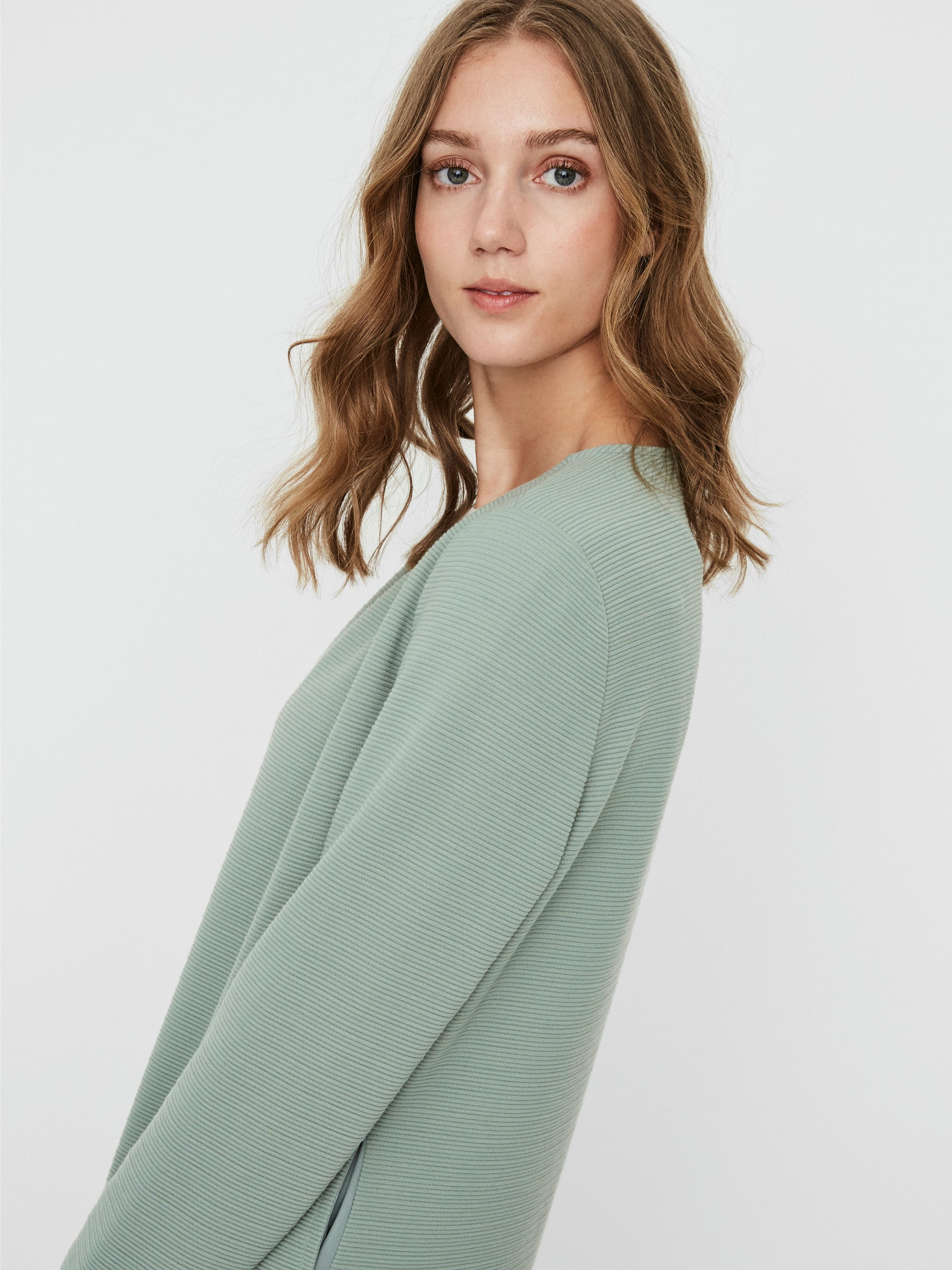 noisy-may-cardigan-lange-strickjacke-rundhals image 5