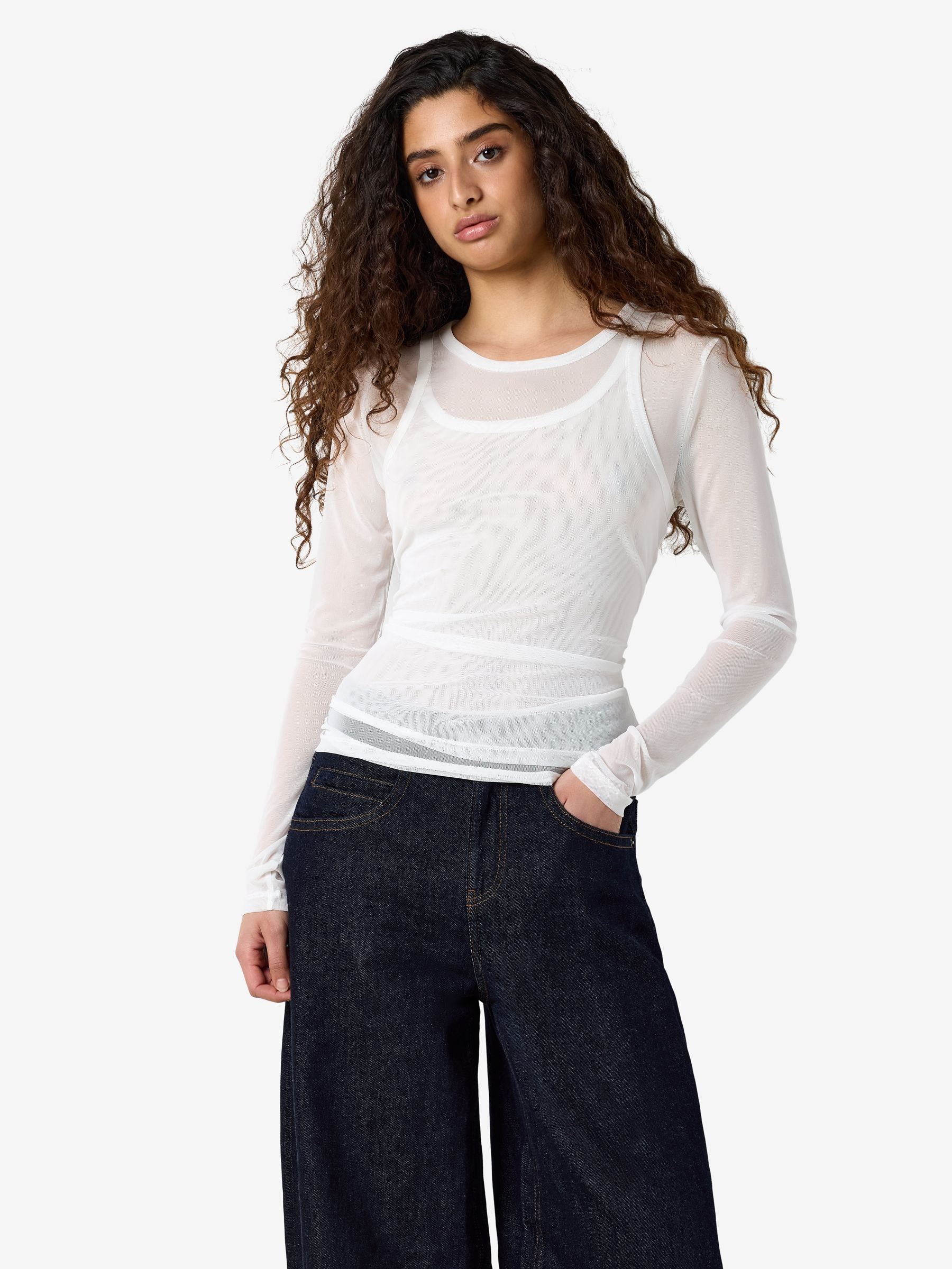 noisy-may-nmjudith-mesh-langarmtop-damen image 2