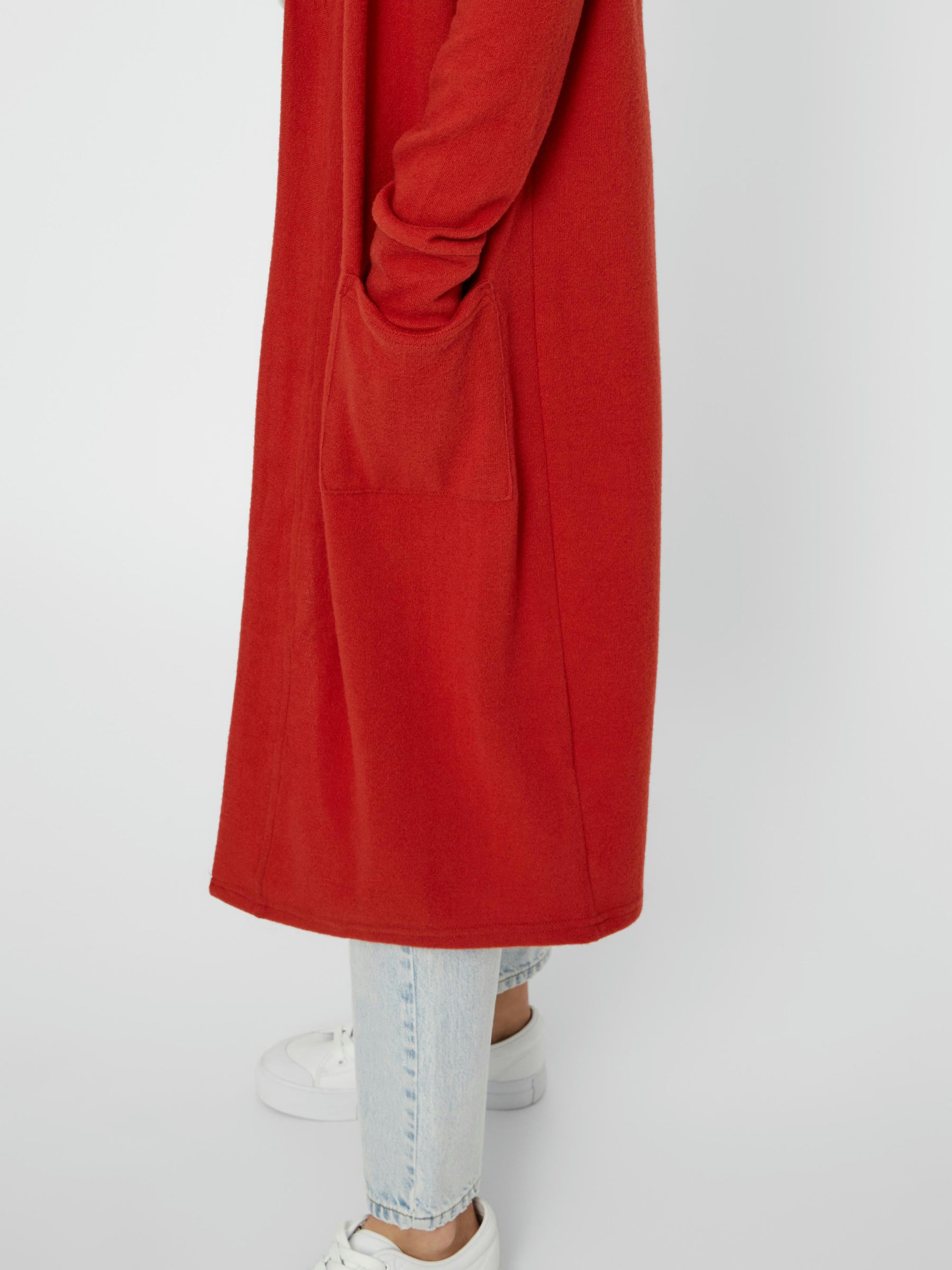noisy-may-cardigan-lang-strickjacke-damen-offen-taschen-3 image 6