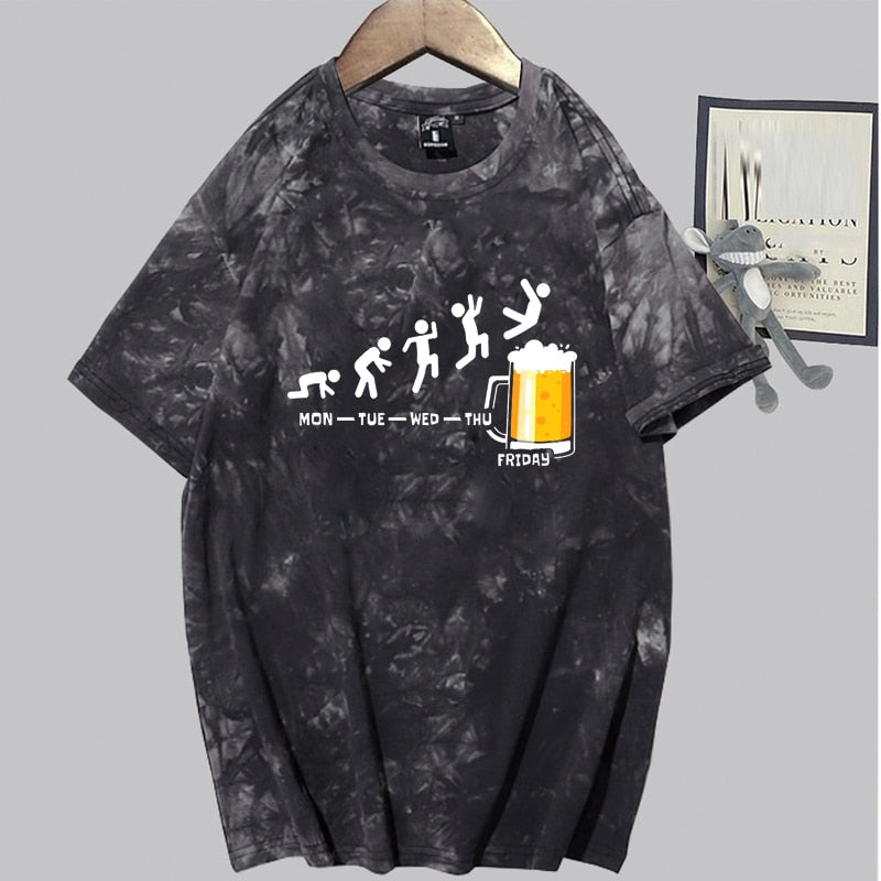 arys-beer-print-t-shirt-herren-schwarz-baumwolle-gr-m image 8