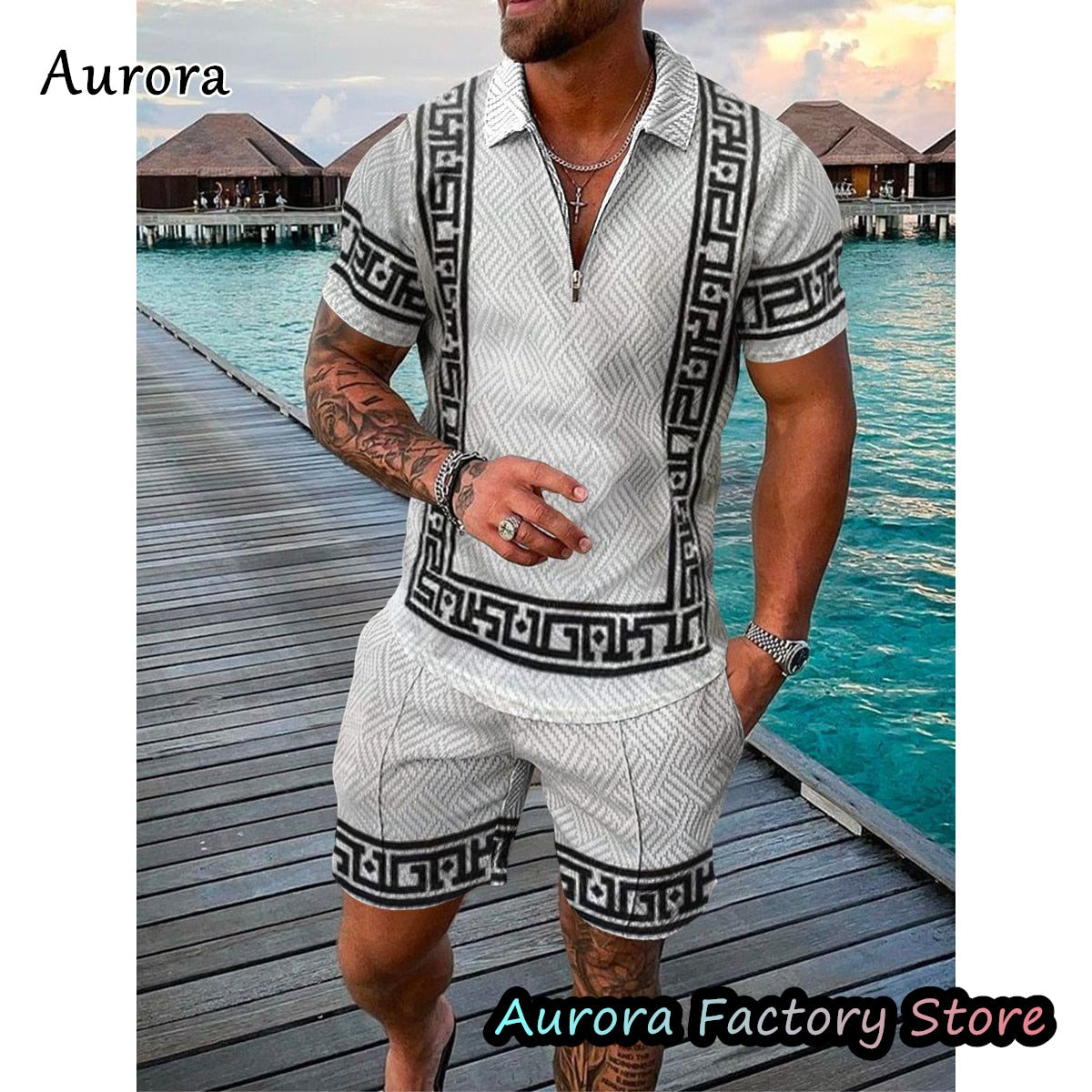 arys-polo-set-herren-poloshirt-shorts-set-polo-set-1 image 4