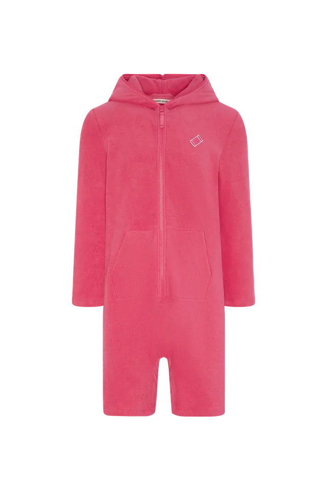 onepiece-towel-club-short-jumpsuit-dark-pink-damen image 1