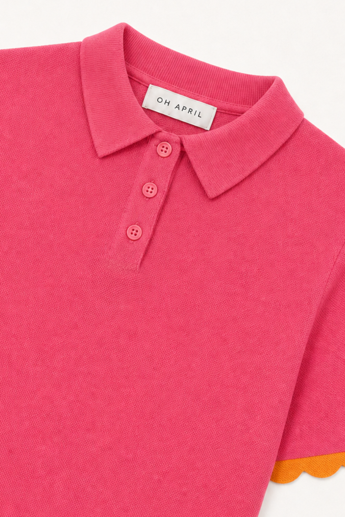 oh-april-dalia-knit-polo-raspberry-slim-fit image 3