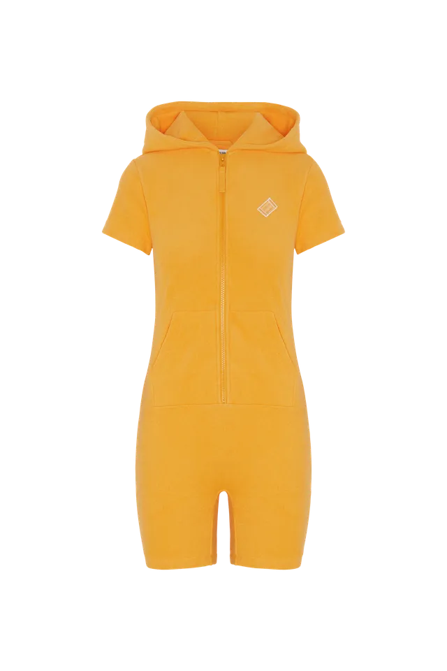 onepiece-towel-club-short-fitted-jumpsuit-orange image 1