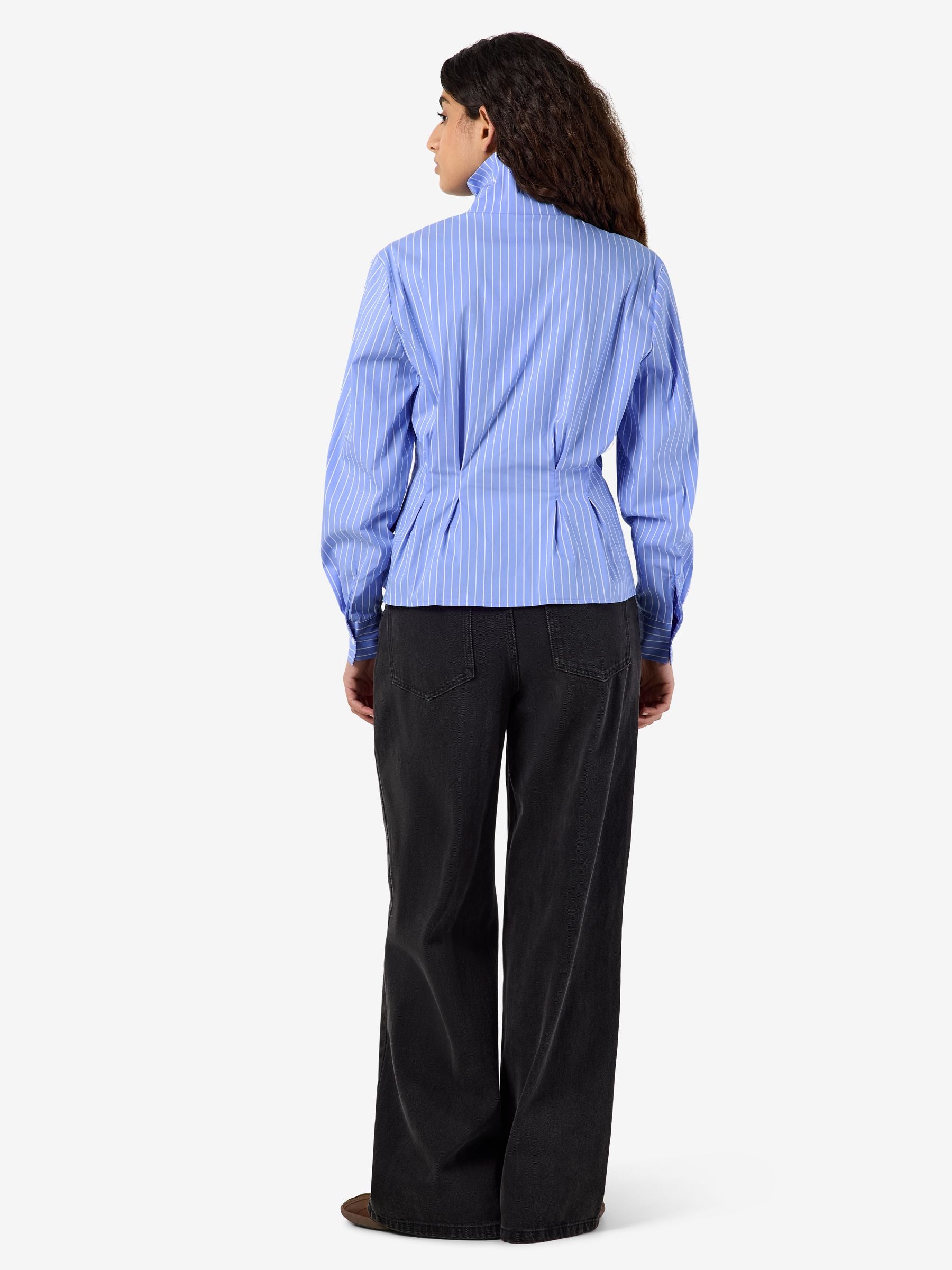 noisy-may-bluse-langarm-nadelstreifen-slim-fit-2 image 5