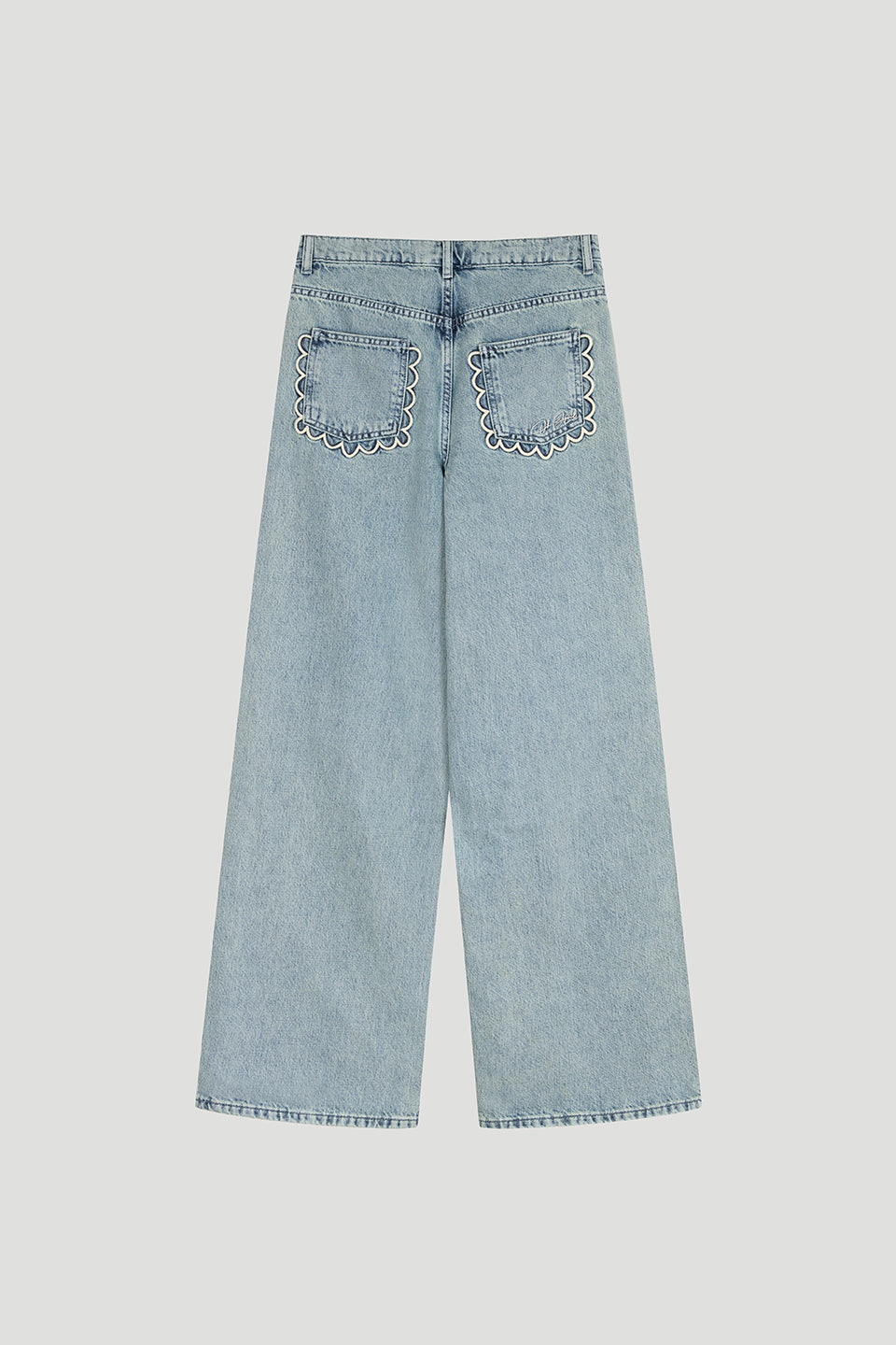 oh-april-aline-denim-pants-light-blue-wash-regular image 2