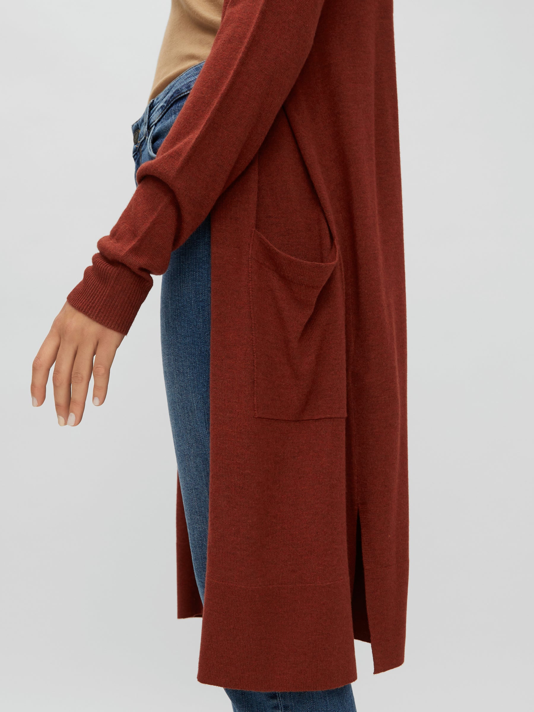 noisy-may-cardigan-lang-strickjacke-mit-taschen image 6