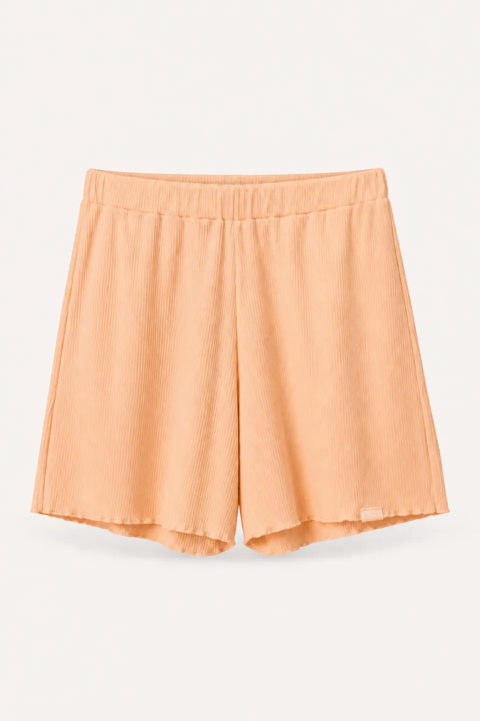 oh-april-lyle-shorts-peach-modal-mix-regular-fit image 1