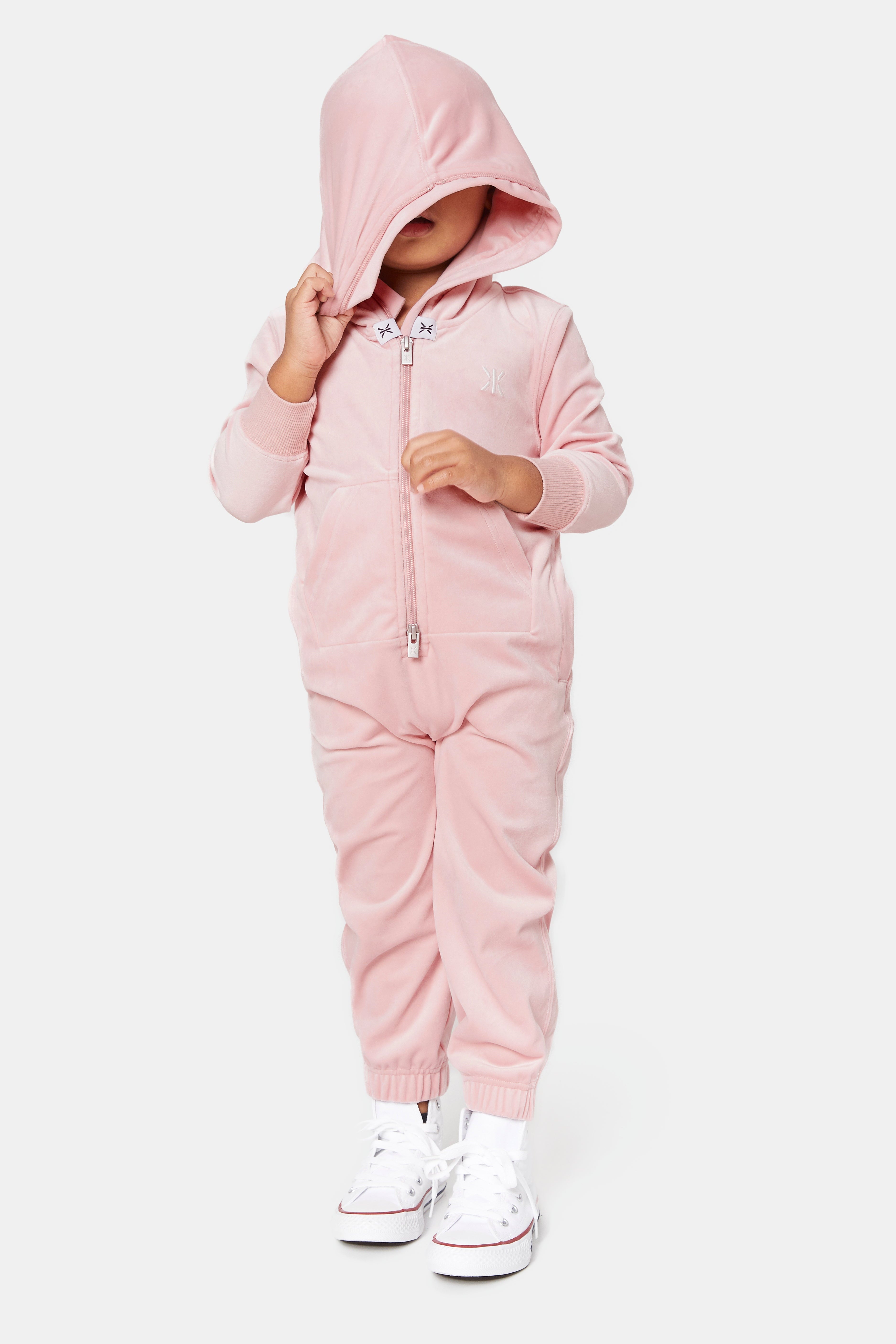 onepiece-original-velvet-kids-jumpsuit-pink-samt-122 image 4